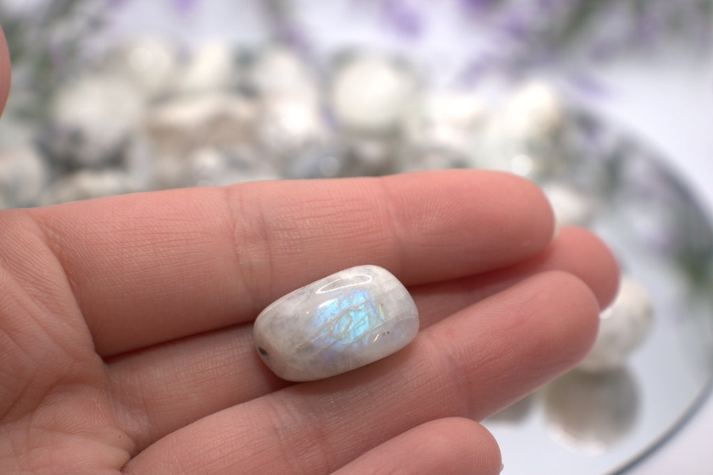 Rainbow Moonstone Tumbles