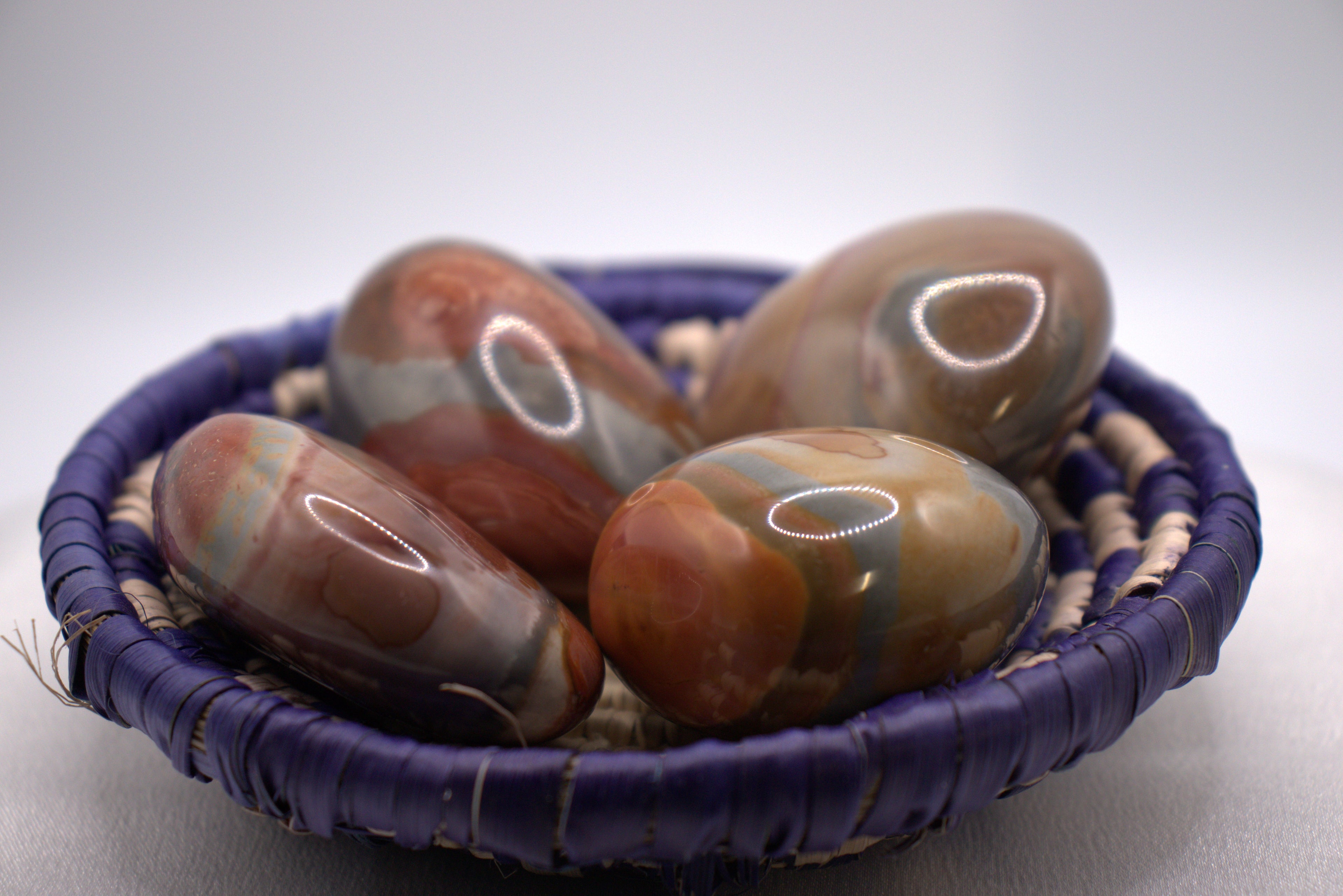 Polychrome Palm stone