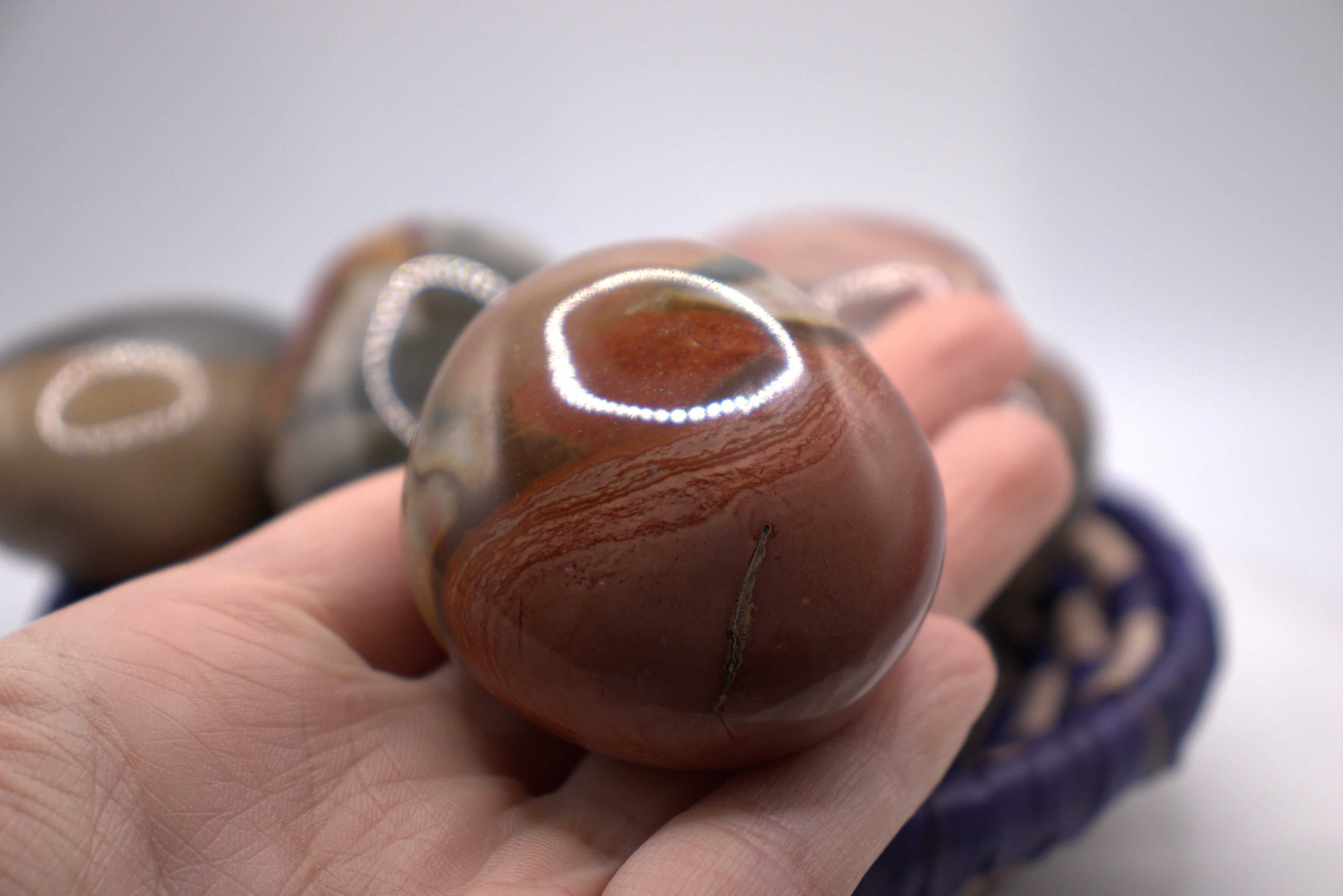 Polychrome Palm stone
