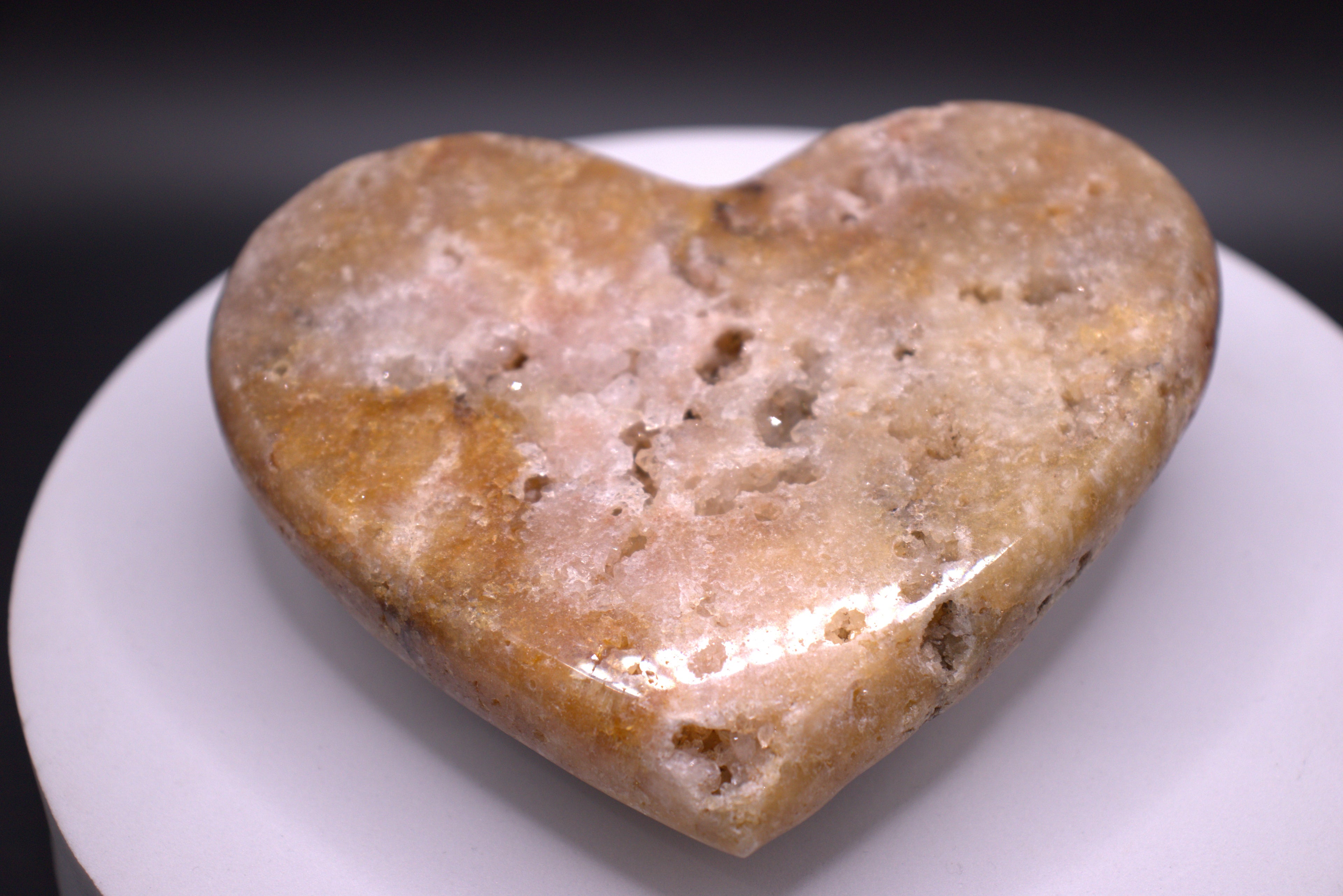 Pink Amethyst Heart