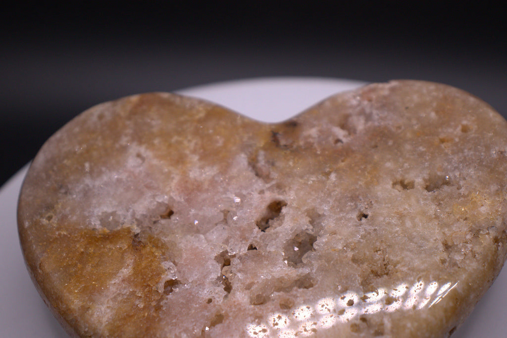 Pink Amethyst Heart