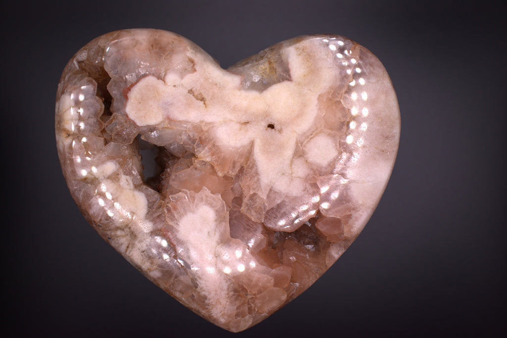 Pink Amethyst Heart