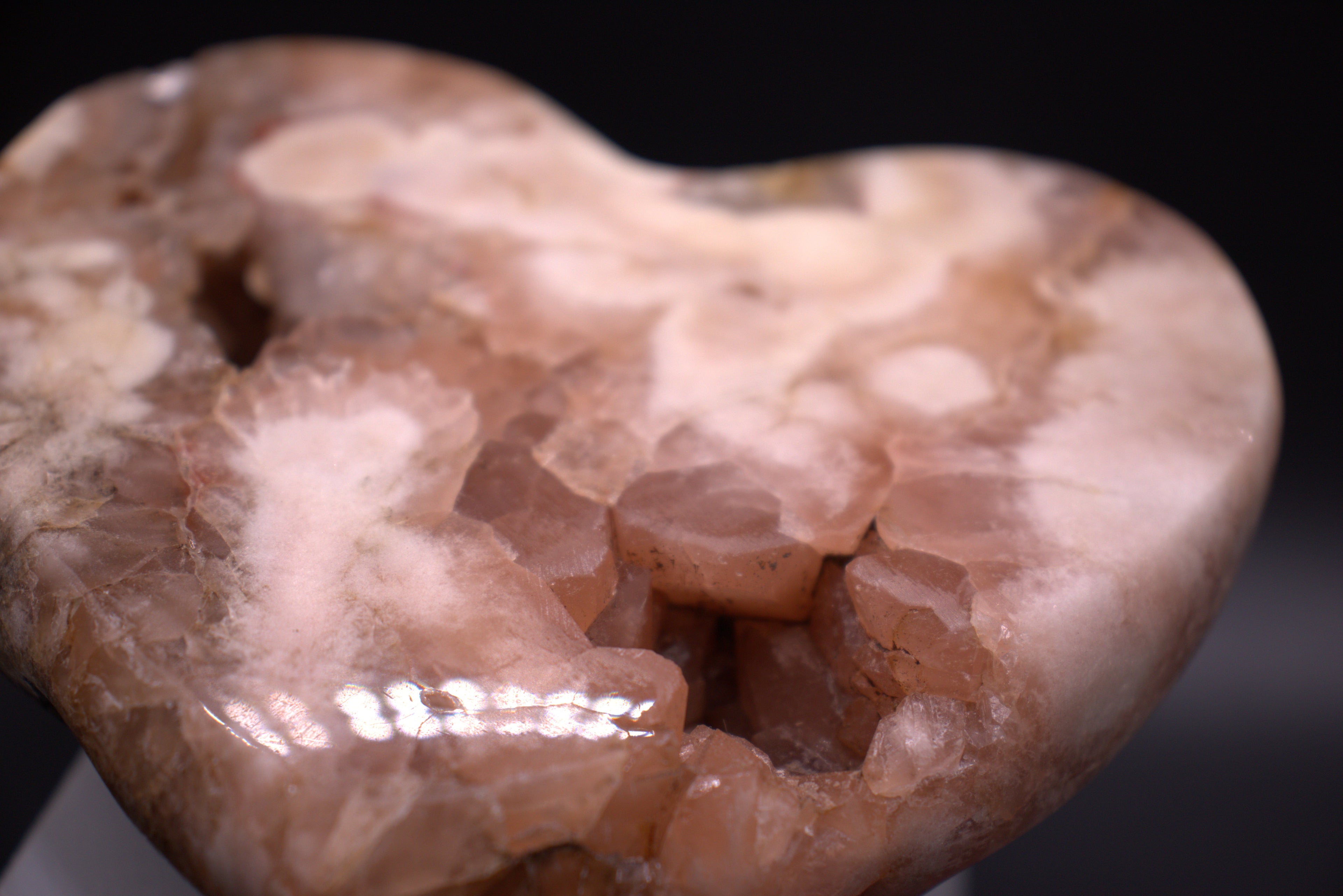 Pink Amethyst Heart