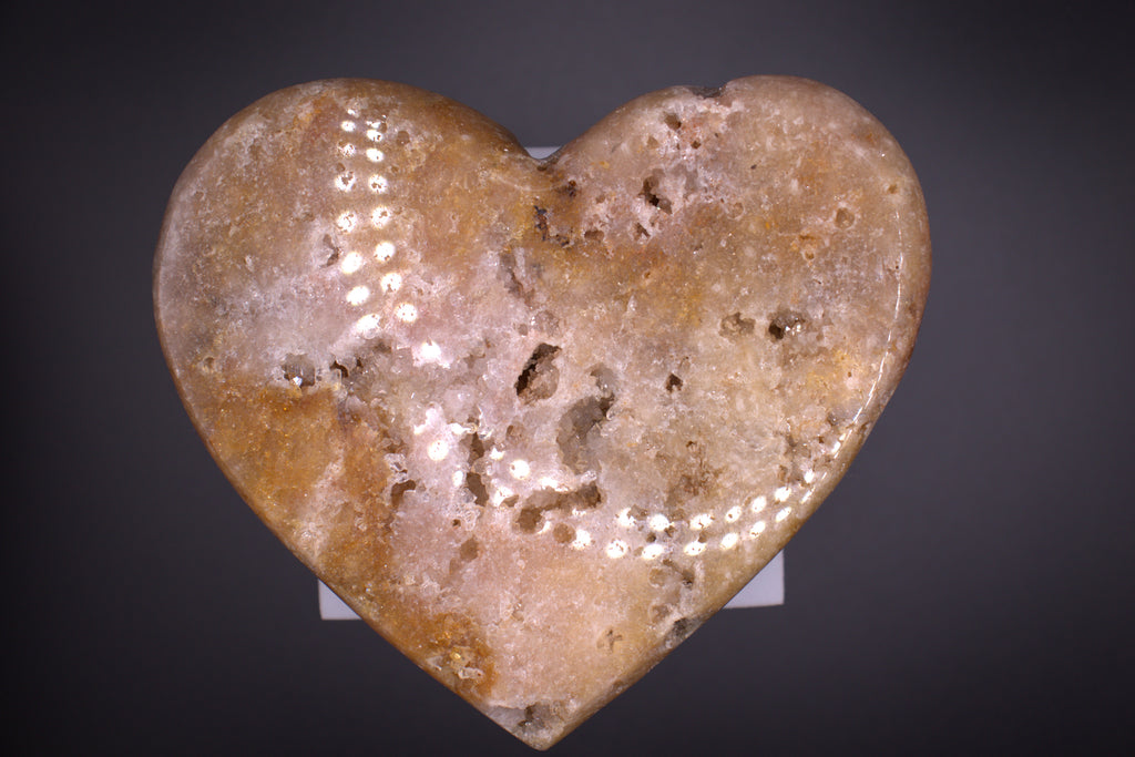 Pink Amethyst Heart
