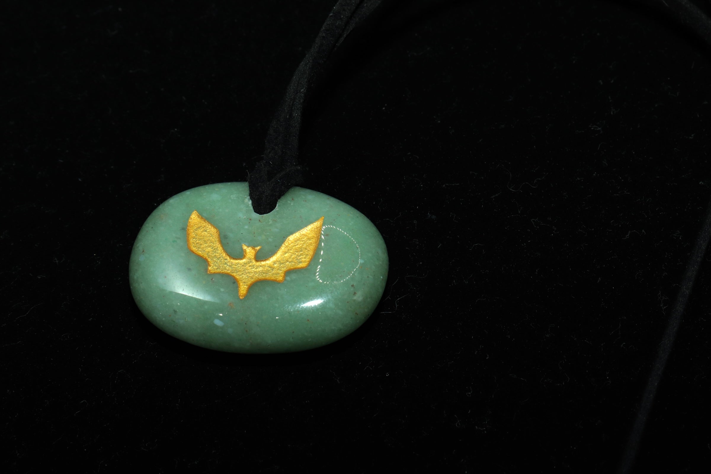 Aventurine Bat Necklace
