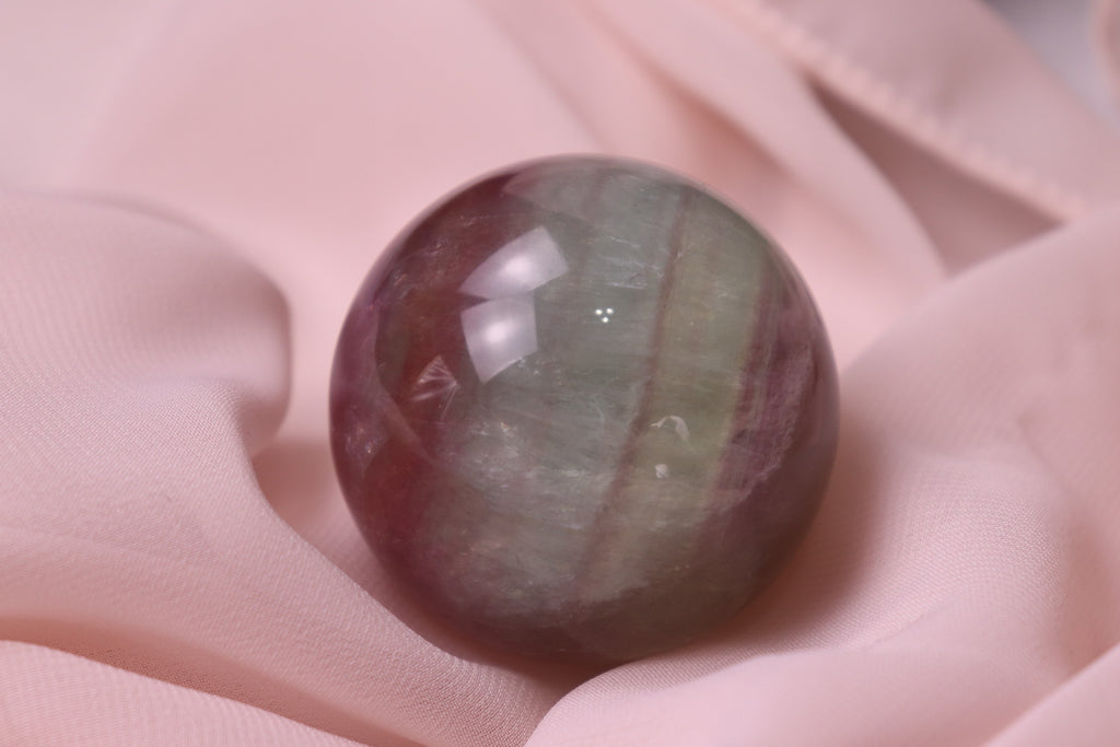 Rainbow Fluorite Sphere