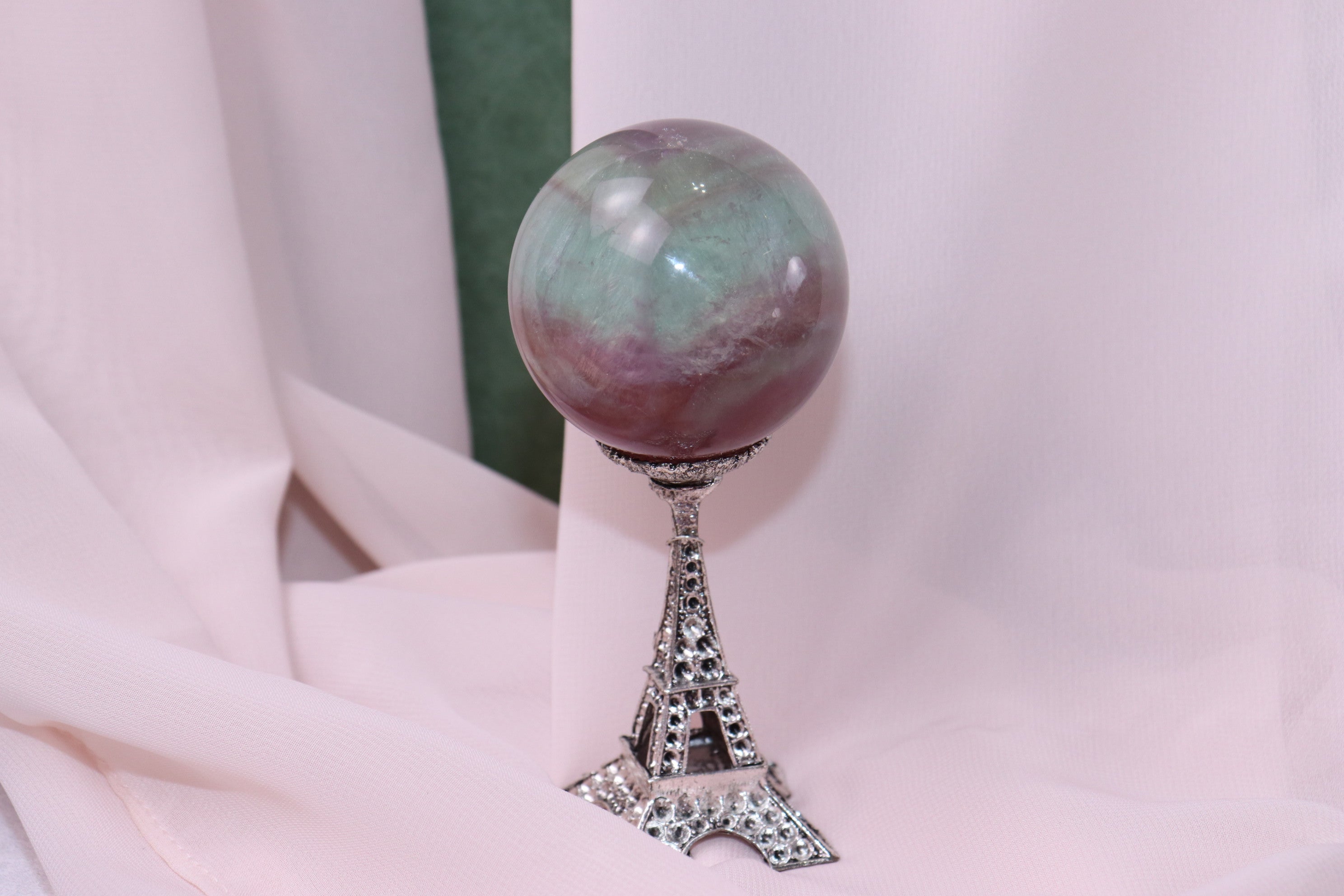 Rainbow Fluorite Sphere