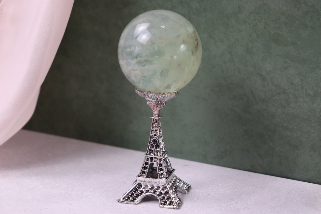Green Fluorite Sphere