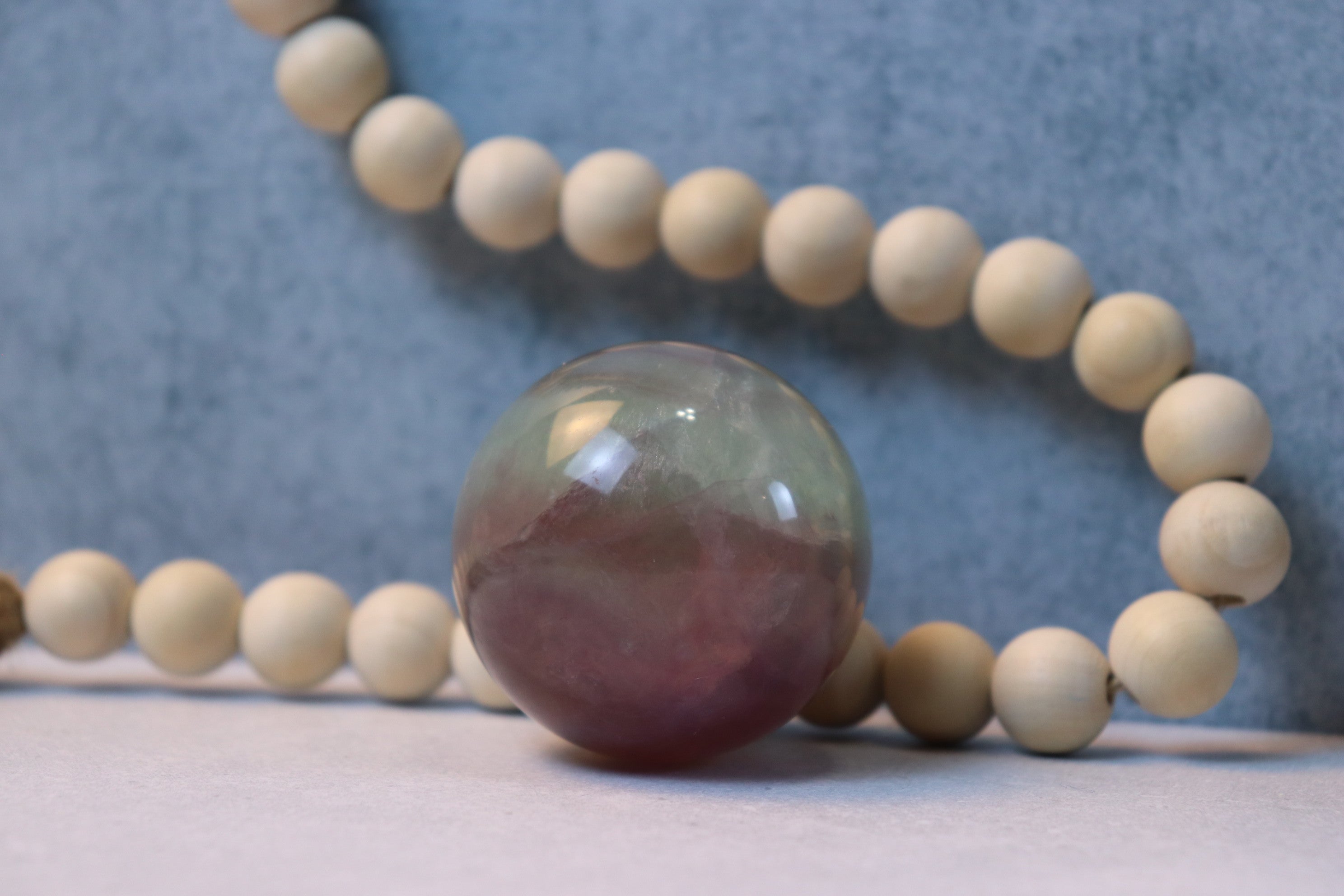 Rainbow Fluorite Sphere