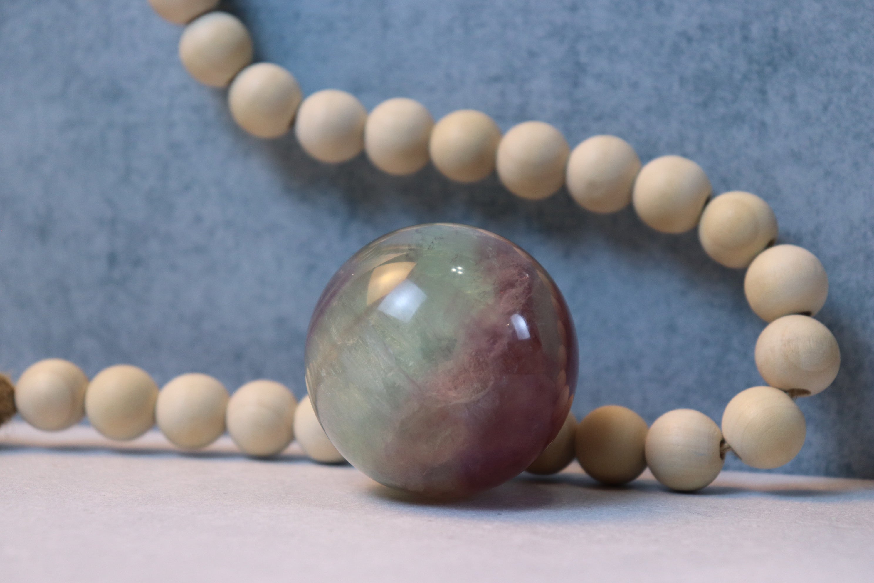 Rainbow Fluorite Sphere