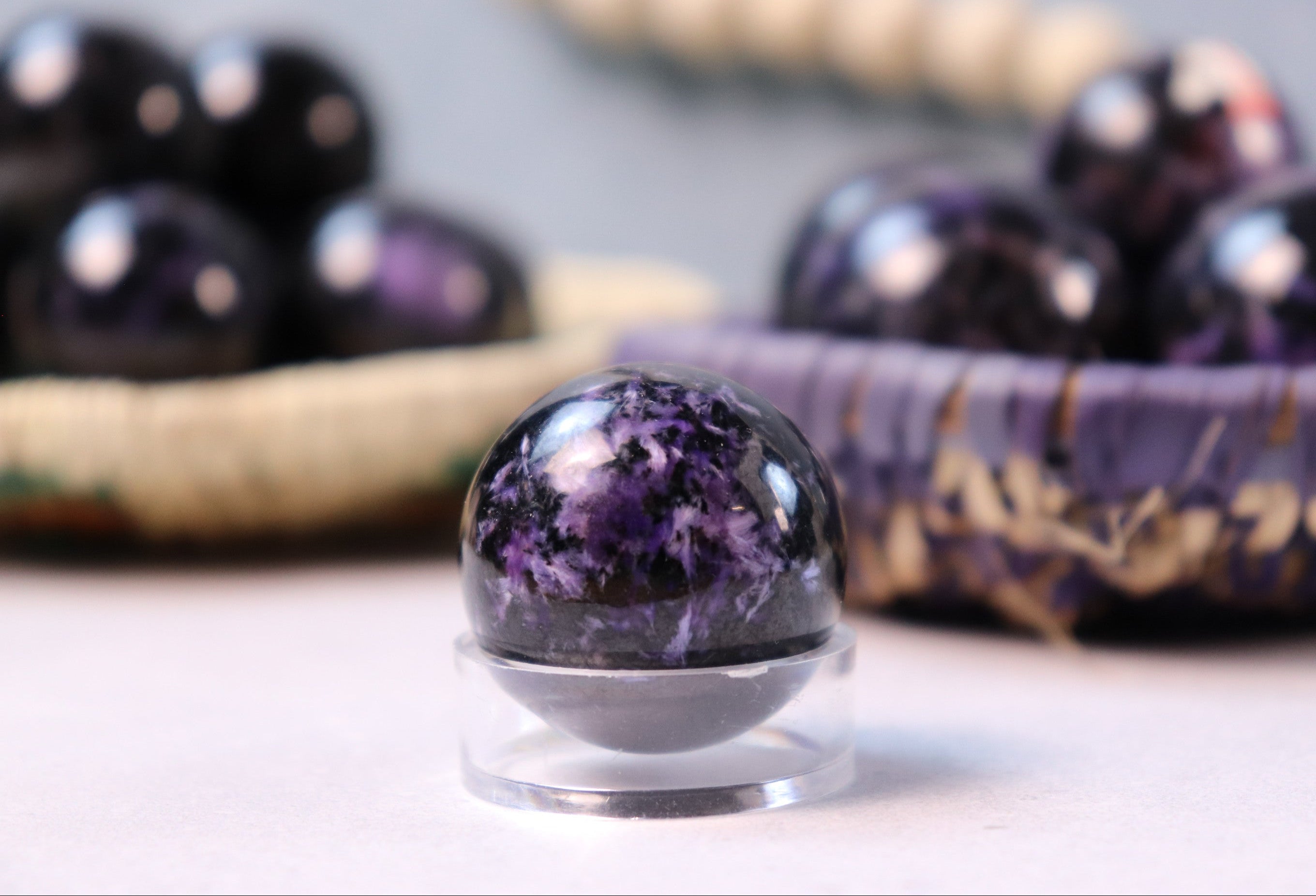 Charoite Sphere