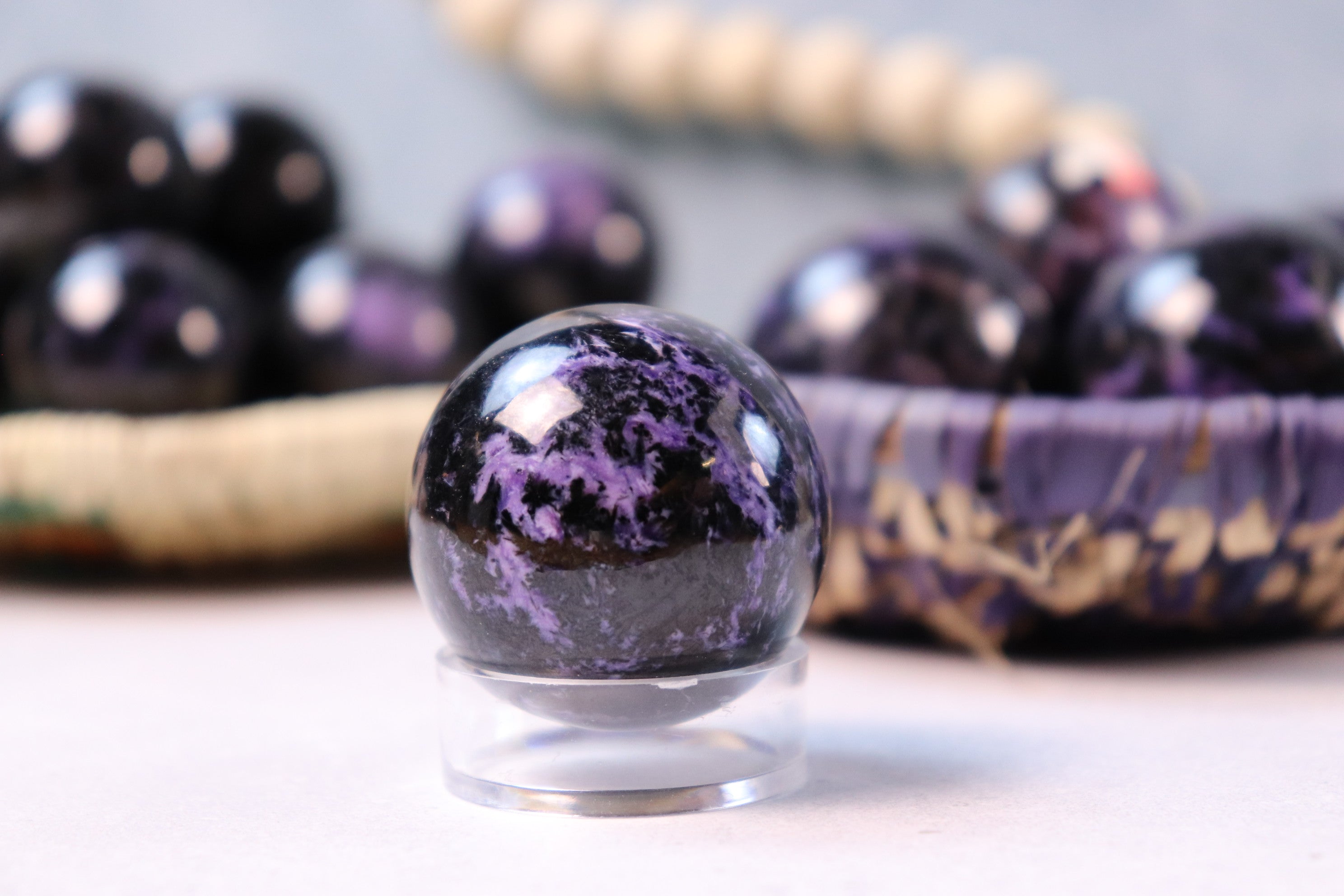 Charoite Sphere