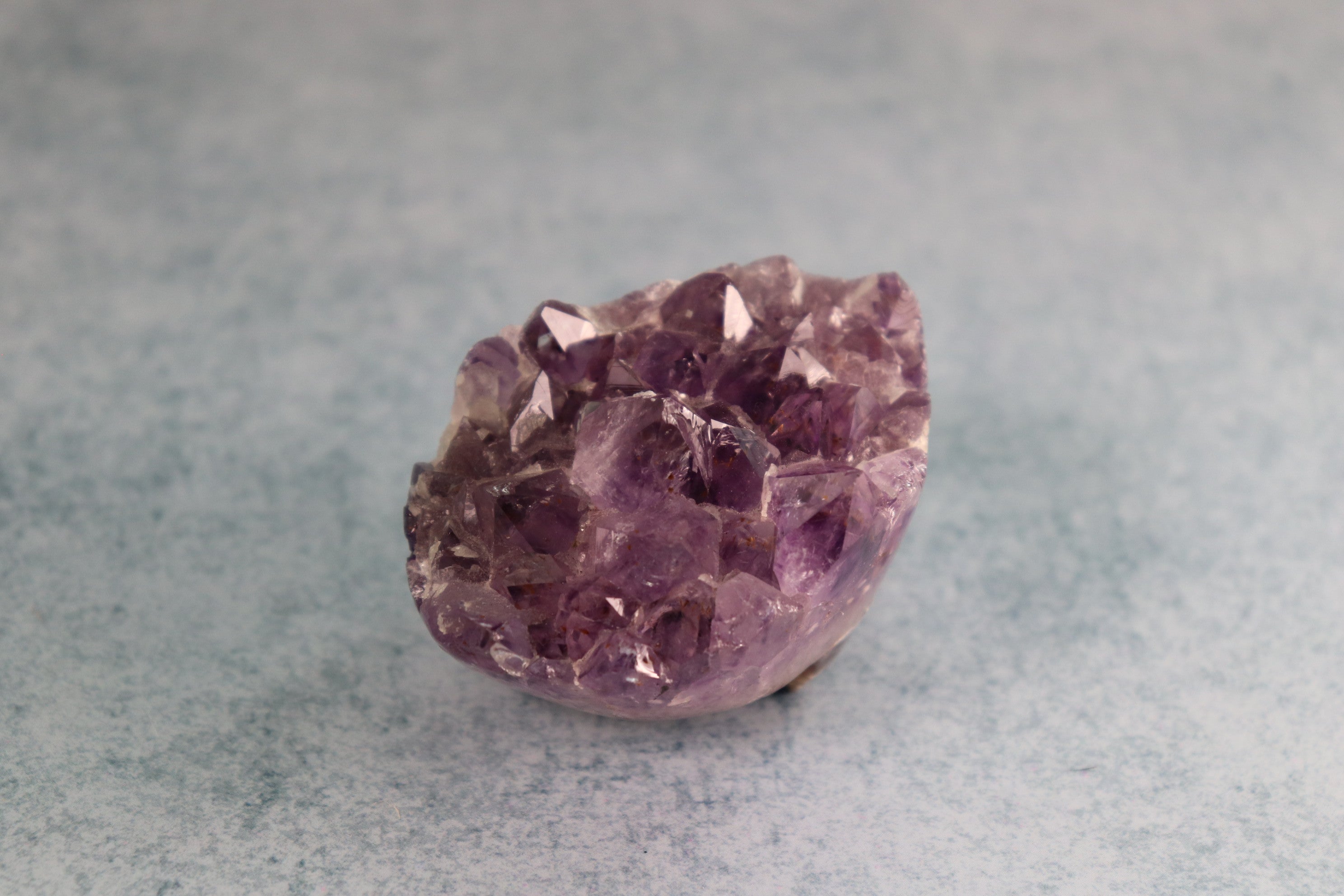 Amethyst Cluster On Moss Agate