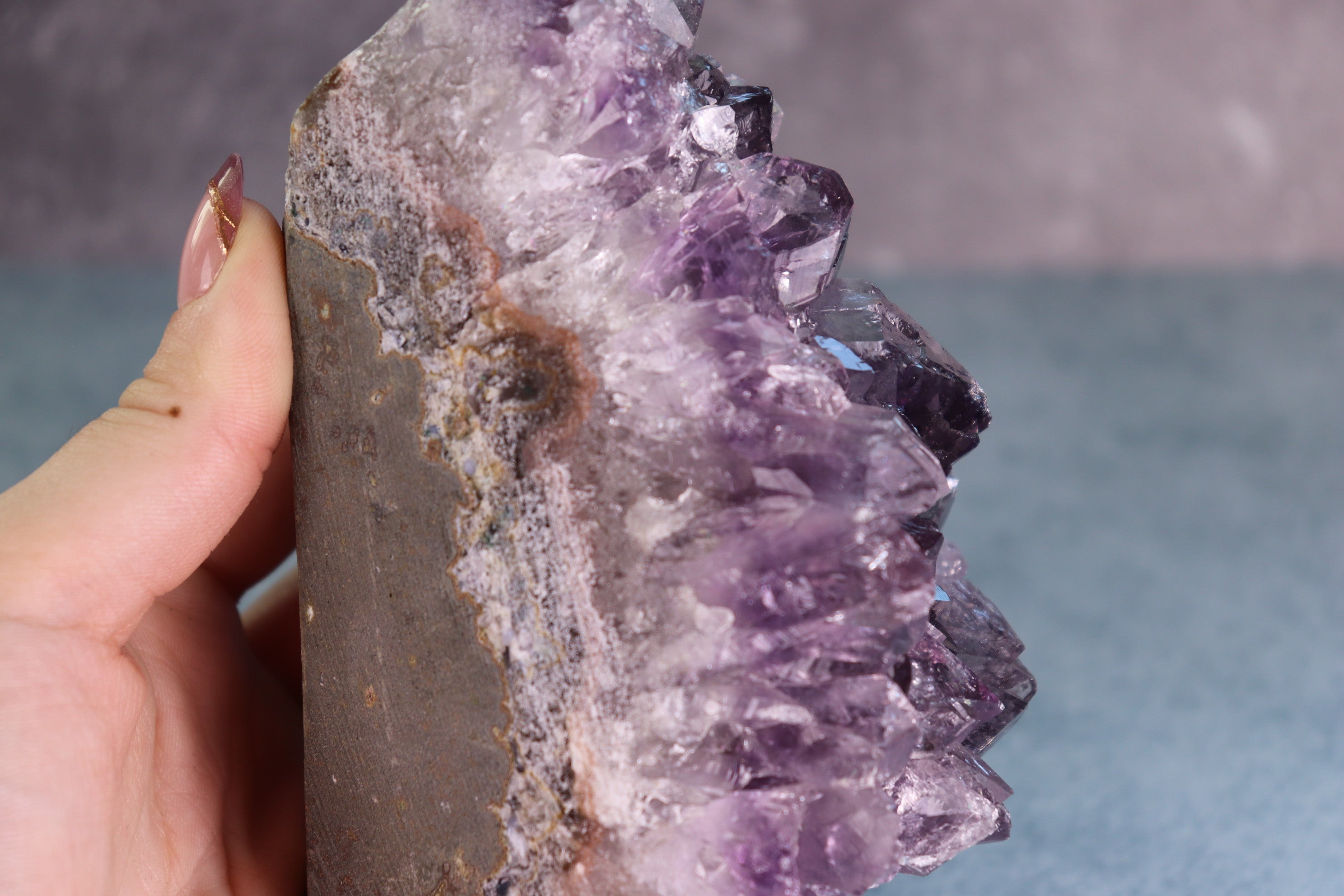 Amethyst Cluster Cut Base