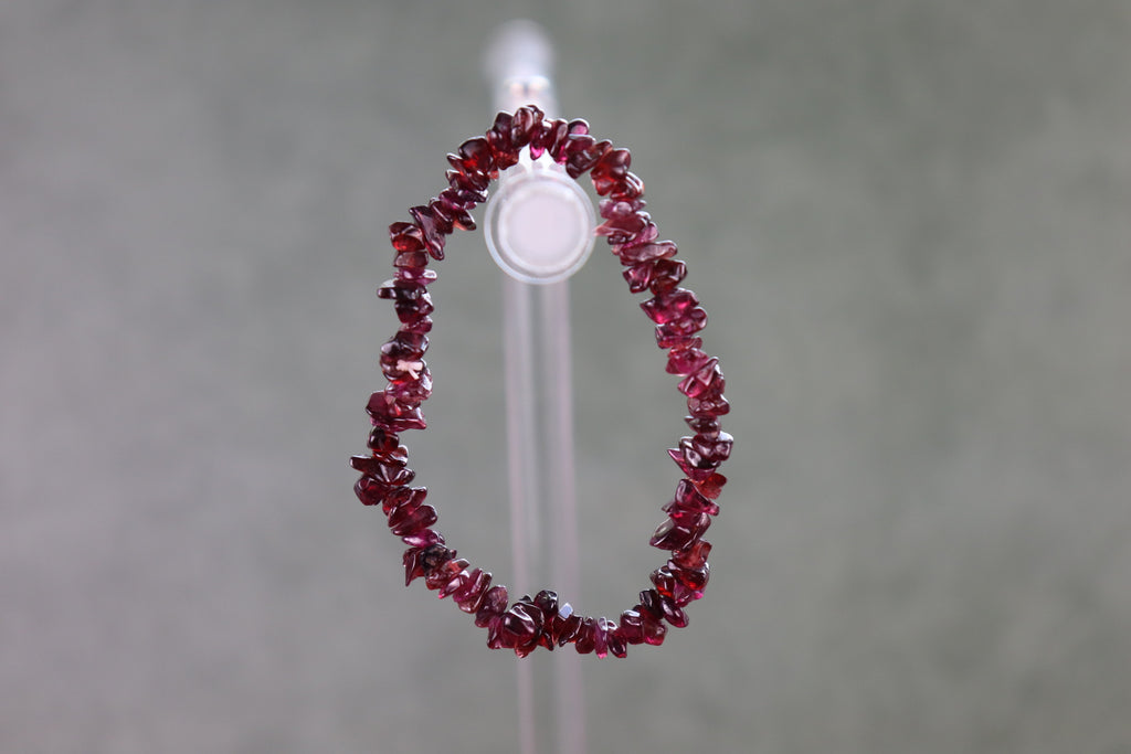 Garnet Chip Bracelet