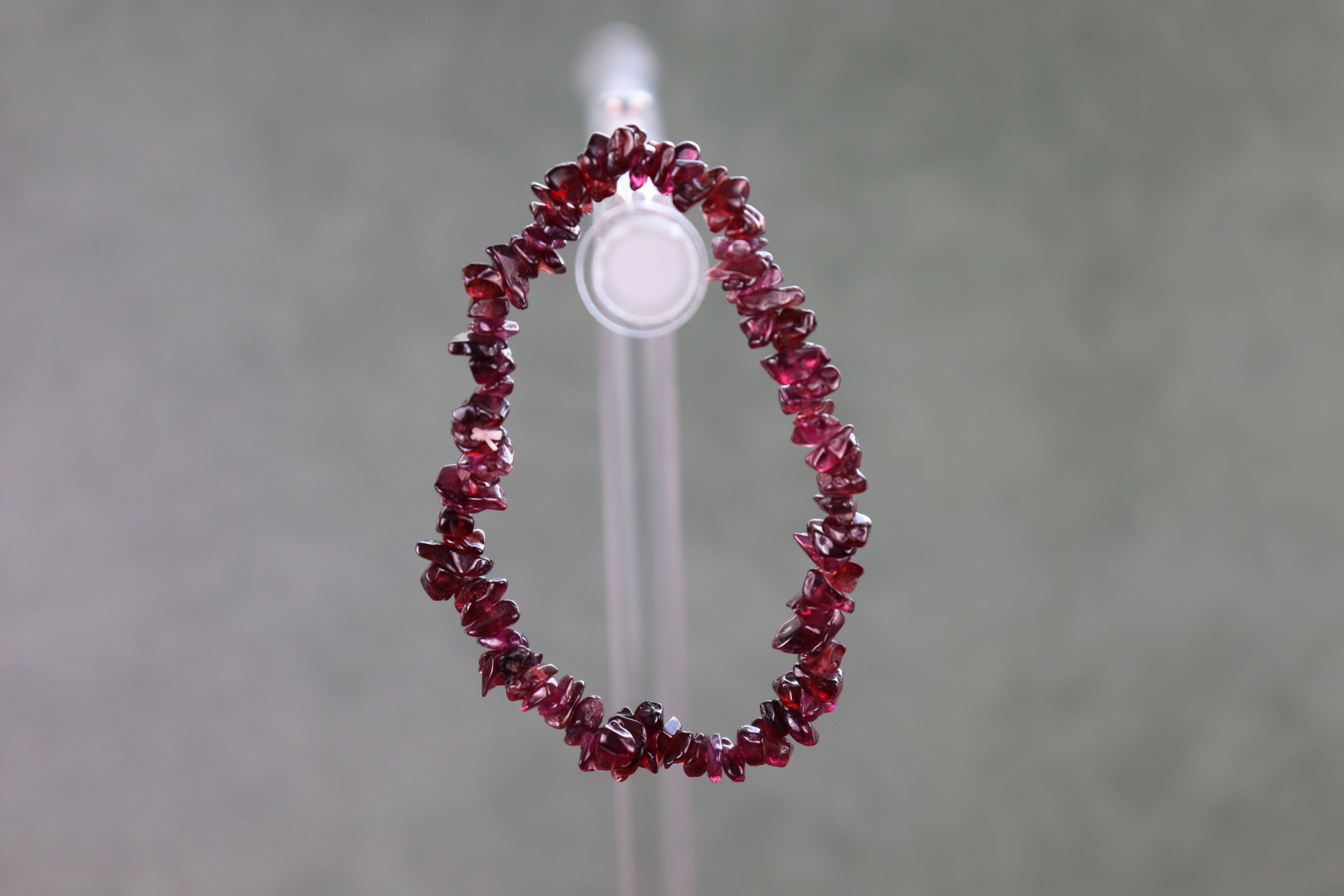 Garnet Chip Bracelet