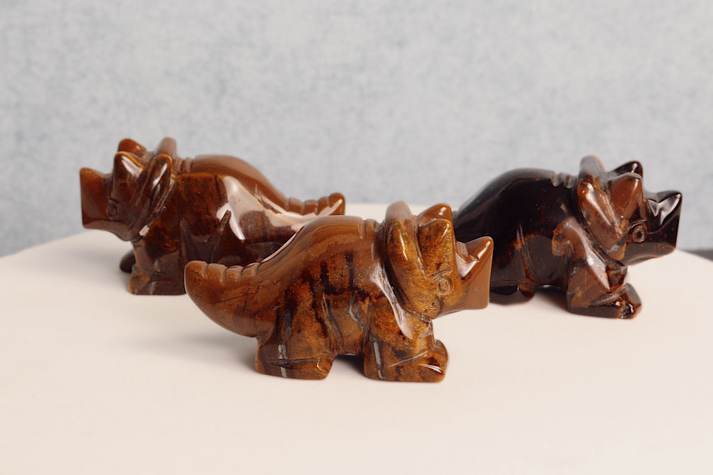 Tigers Eye Triceratops