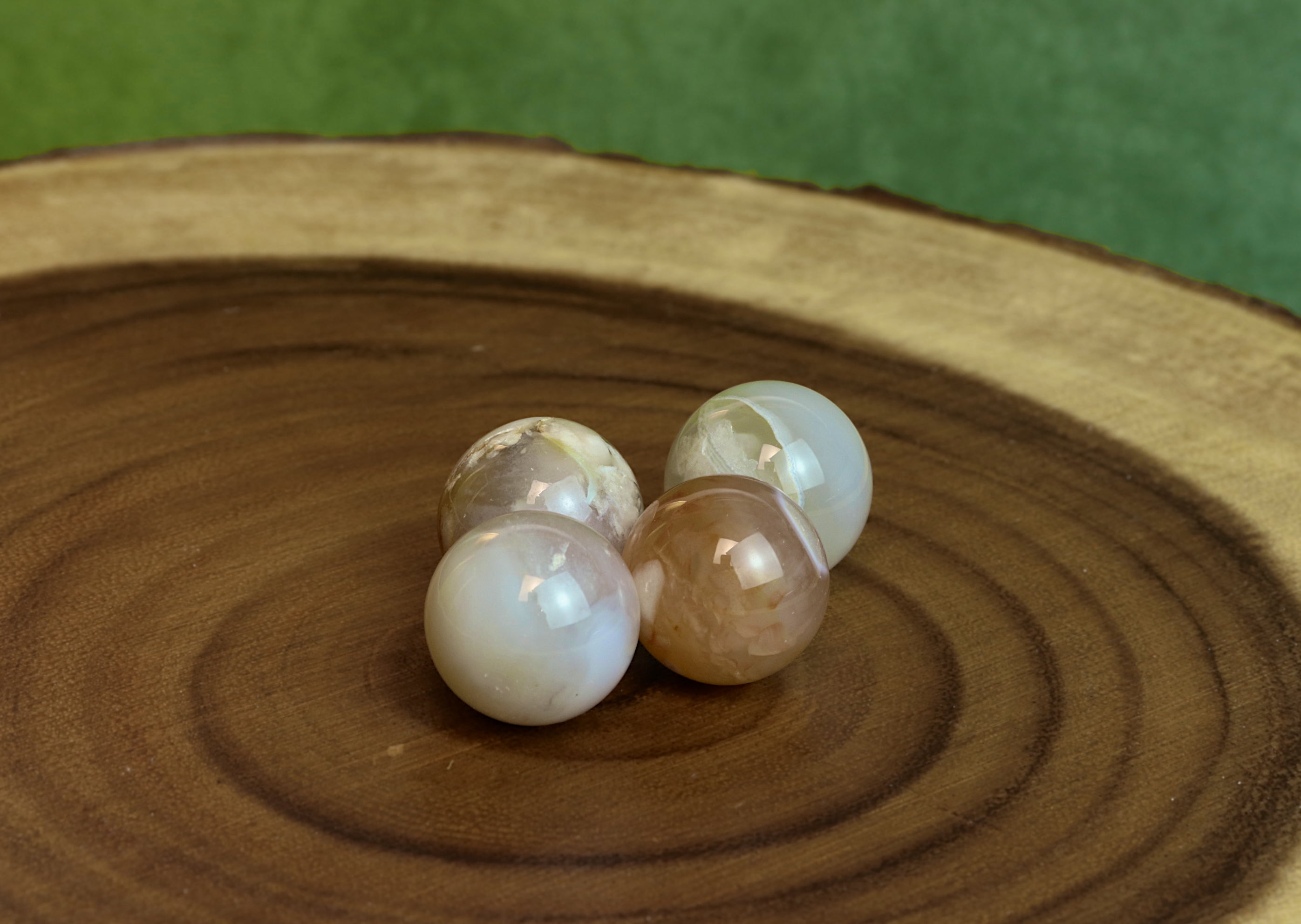 Flower Agate Mini Sphere