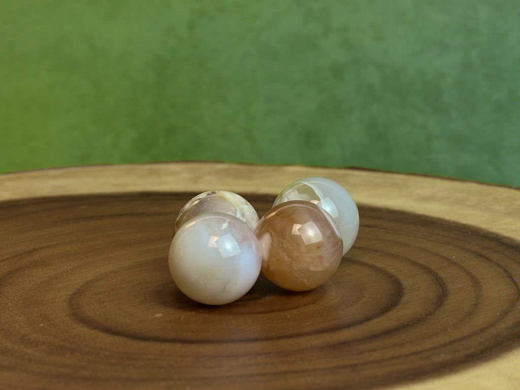 Flower Agate Mini Sphere
