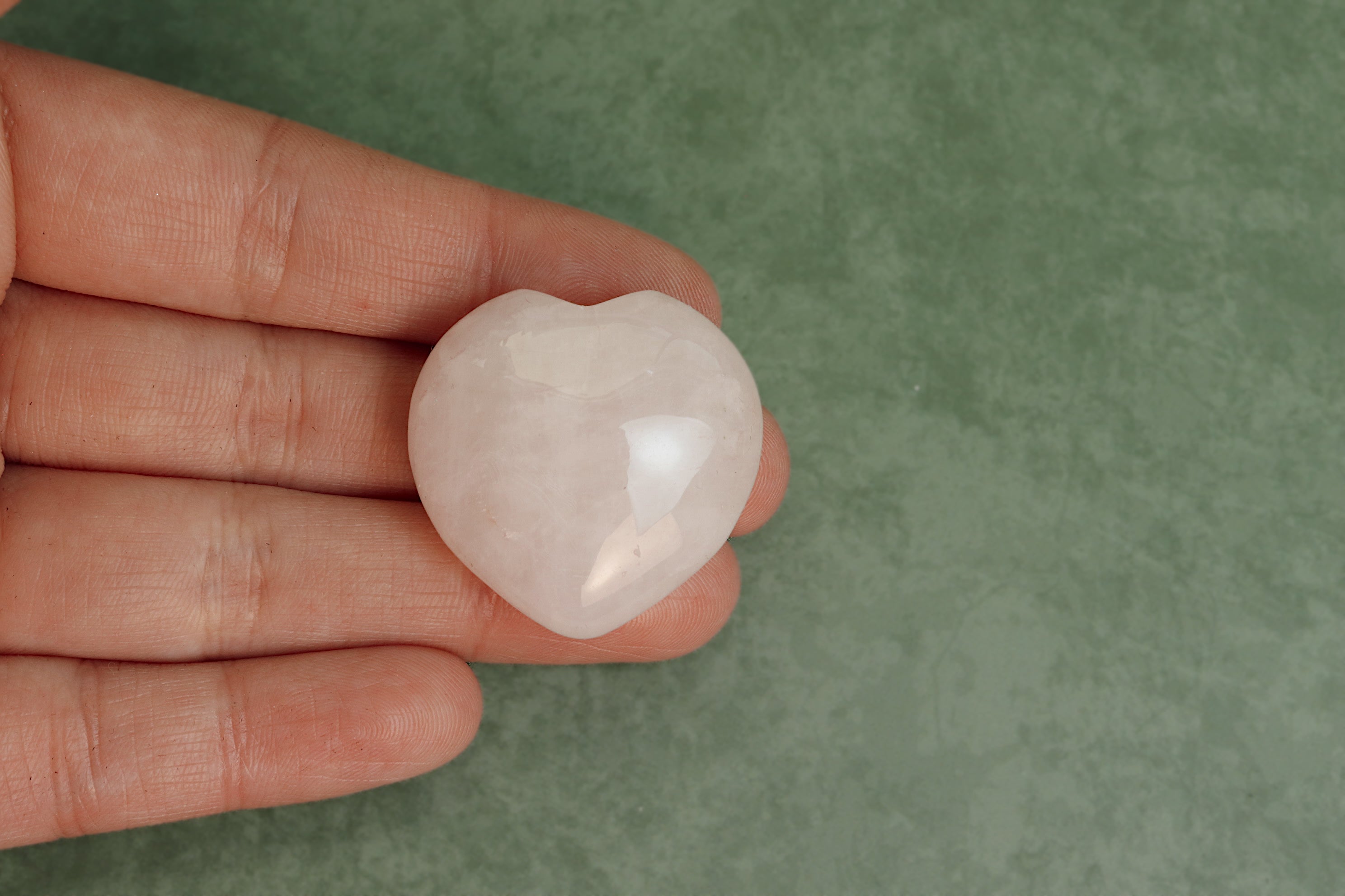 Rose Quartz Heart