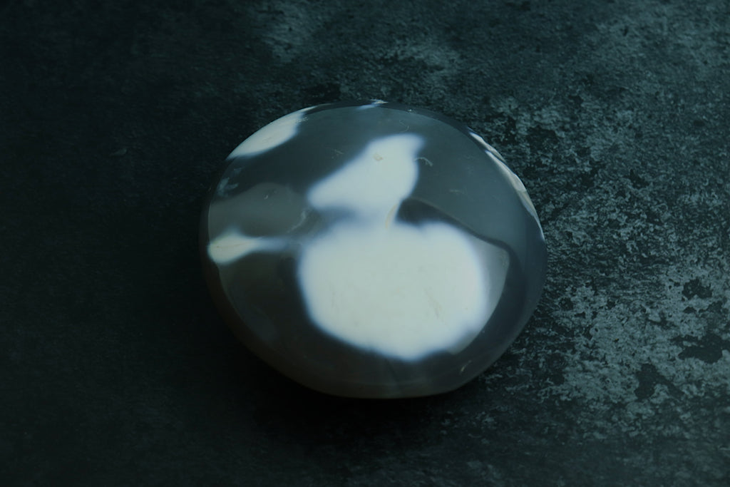 Orca Agate Palm stone