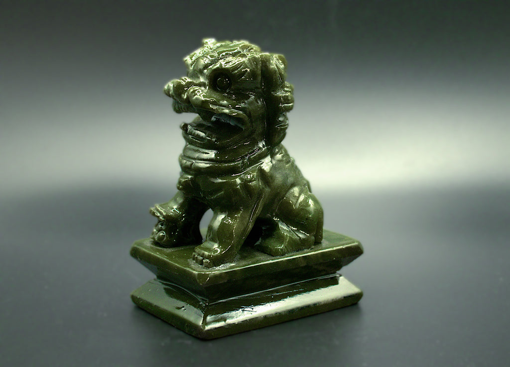 Nephrite Jade Foo Dog