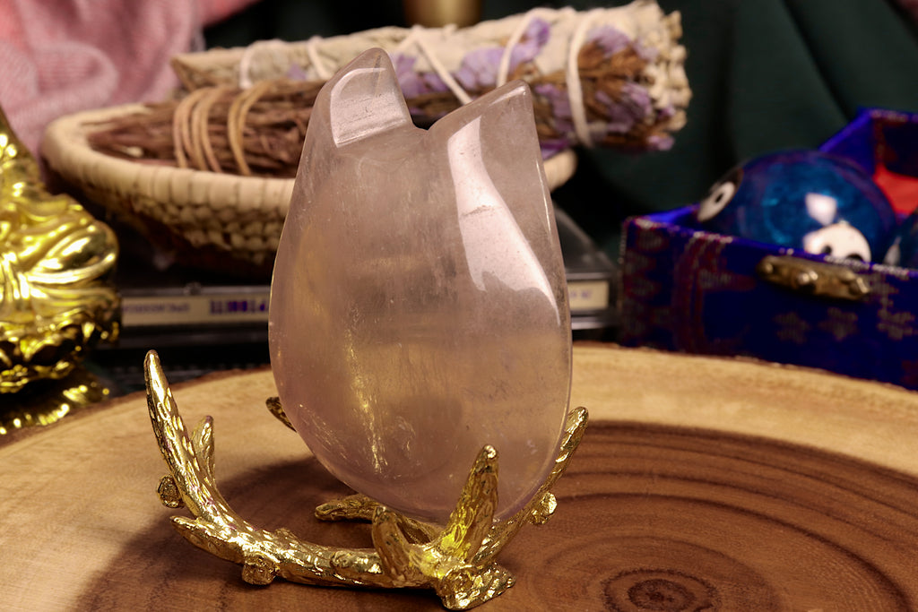 Purple Fluorite Kitty Bowl