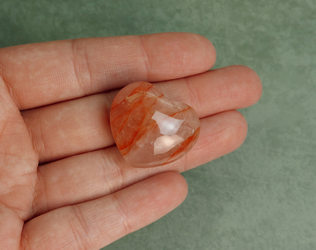 Fire Quartz Heart