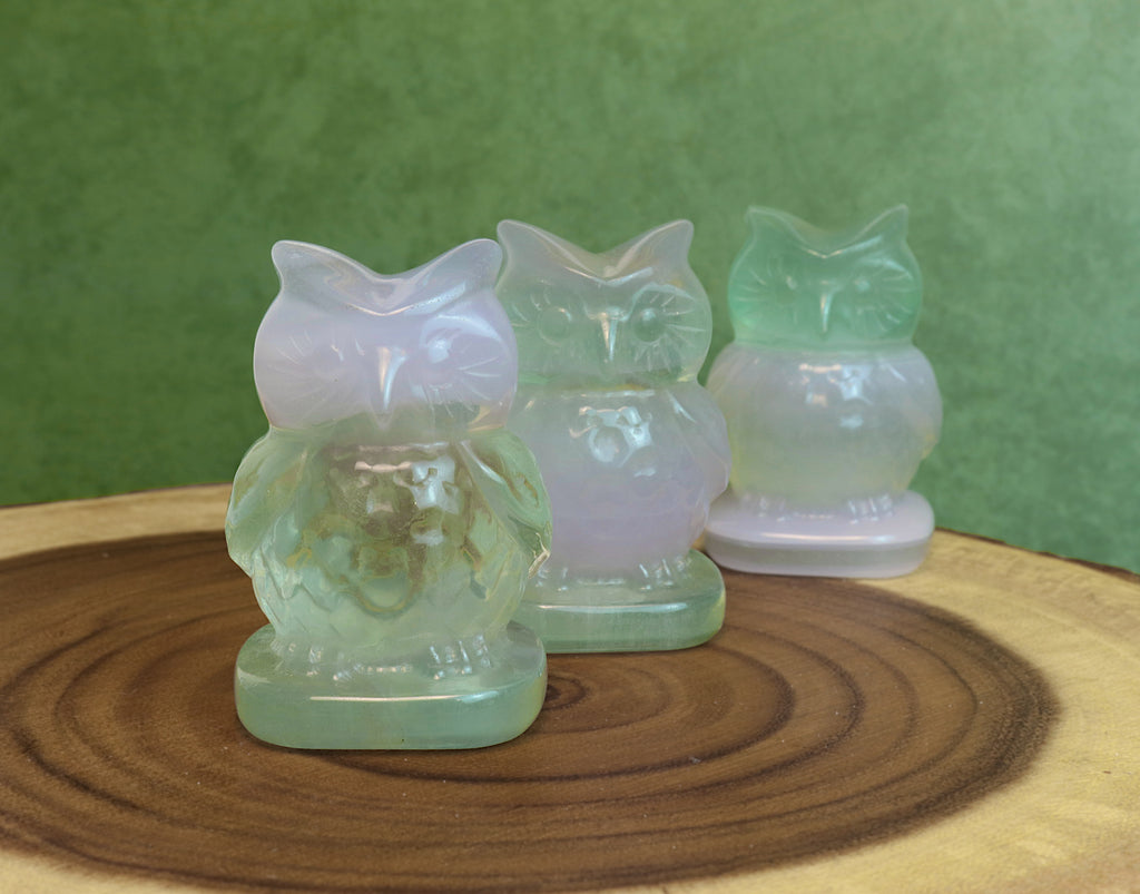 Fluorite Owl