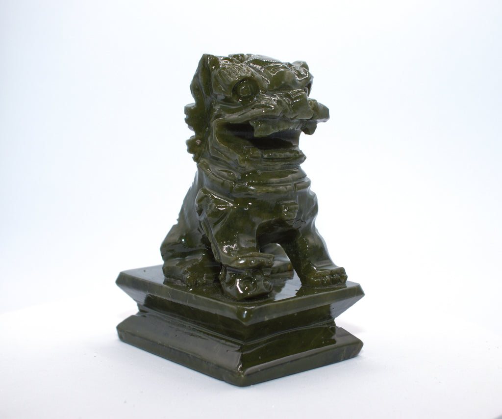 Nephrite Jade Foo Dog