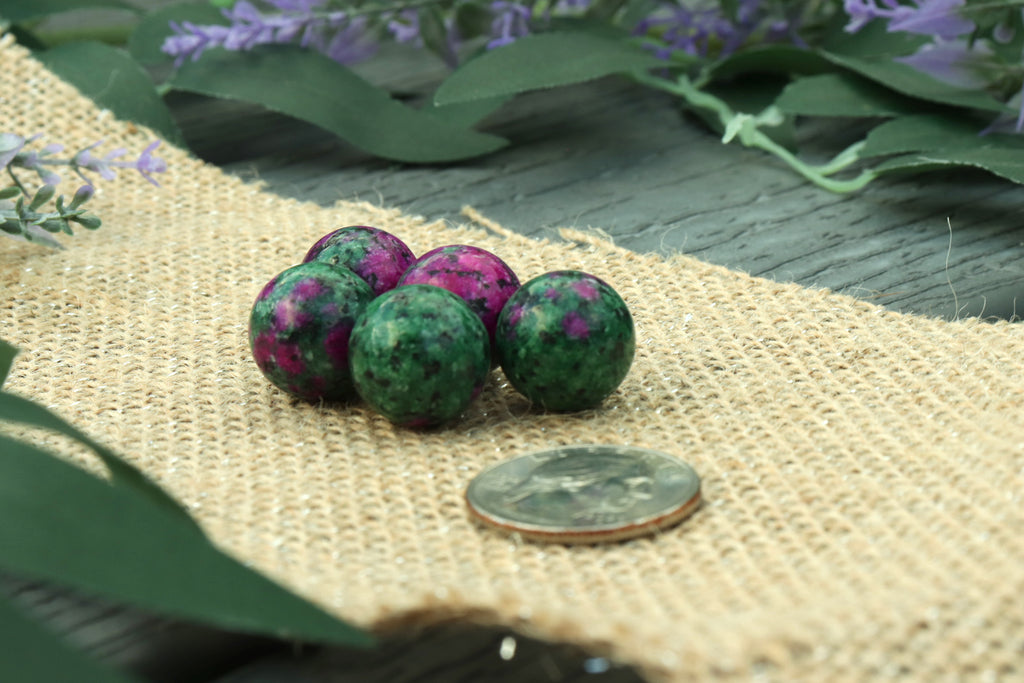 Ruby Zoisite Mini Sphere