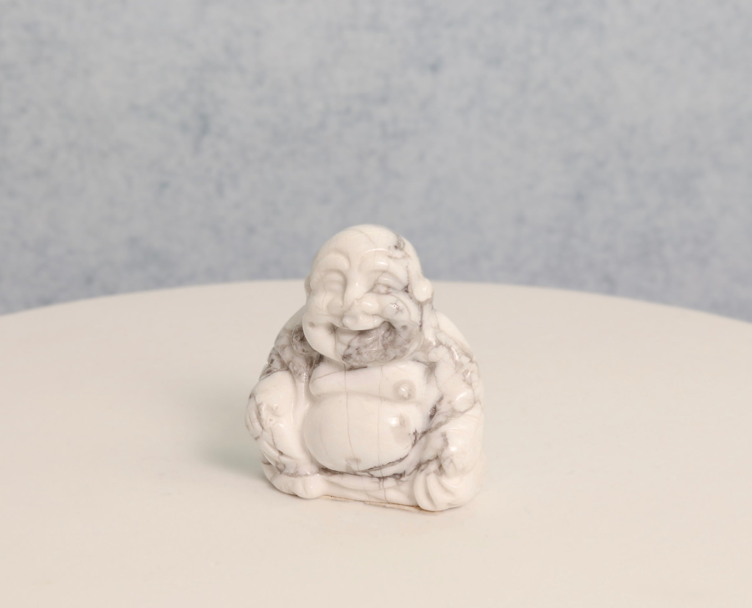 Howlite Buddha