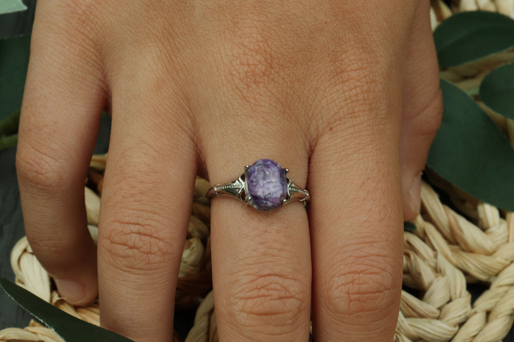 Charoite Ring
