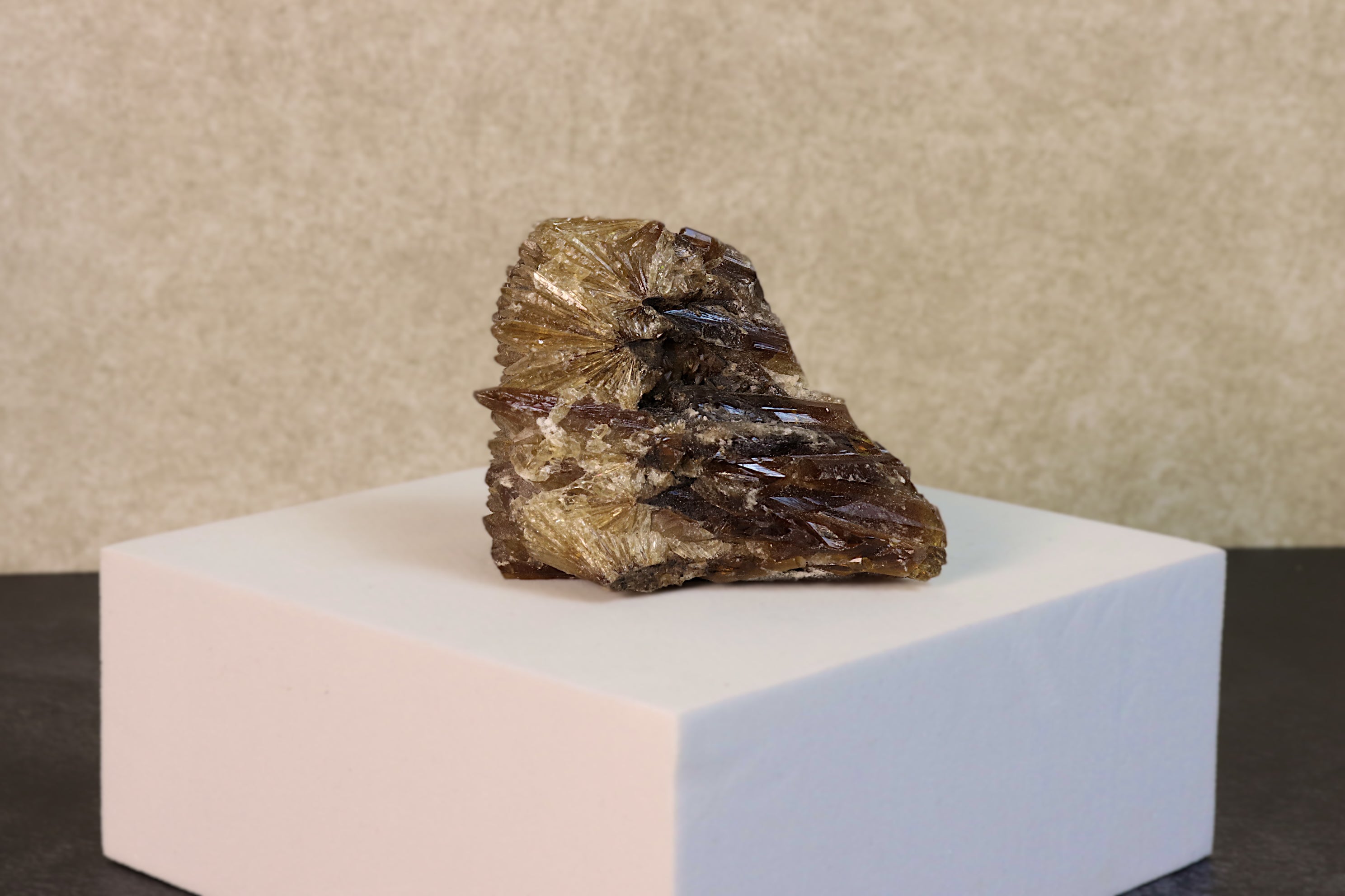Amber Calcite Specimen