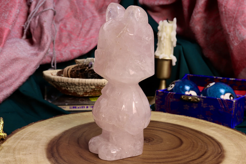 Rose Quartz Bear