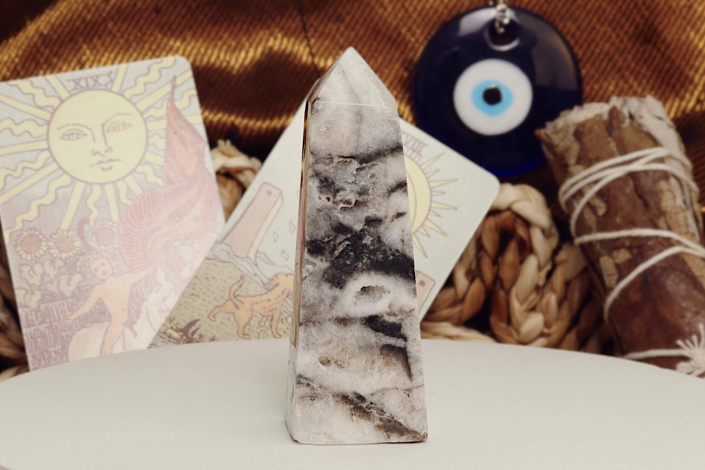 Zebra Agate Tower