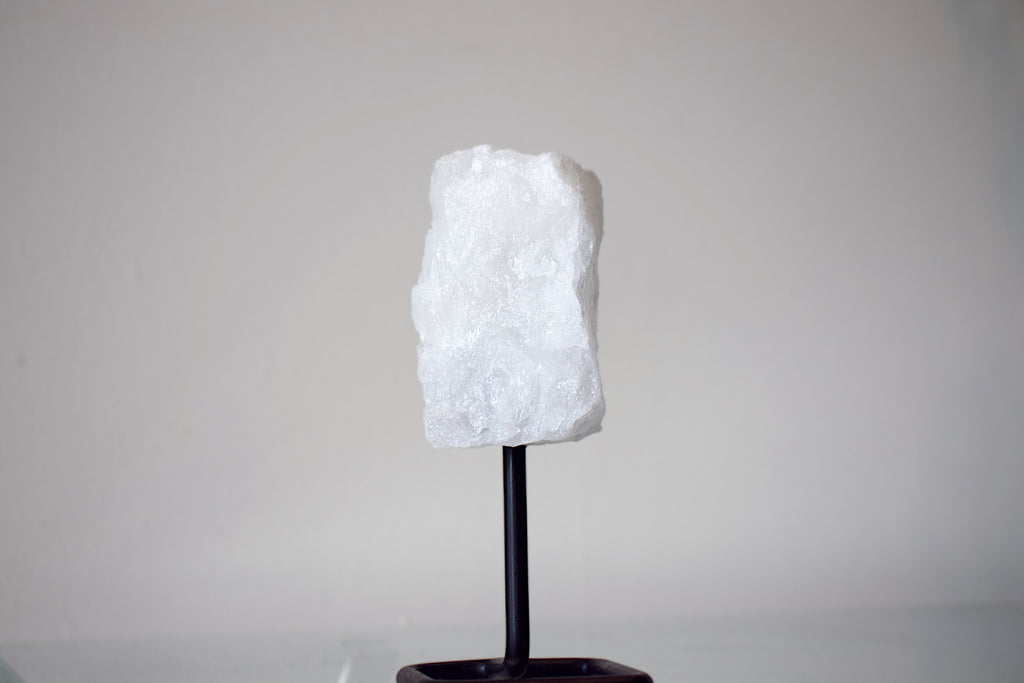 White Quartz (milky quartz) on stand