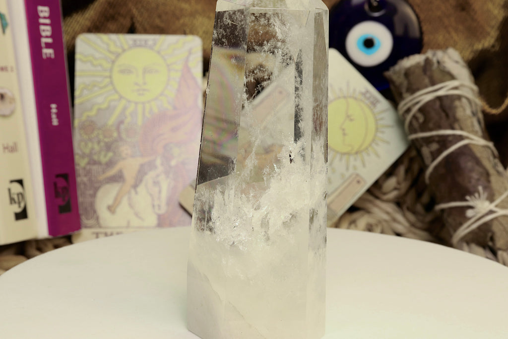 Clear Quartz Tower