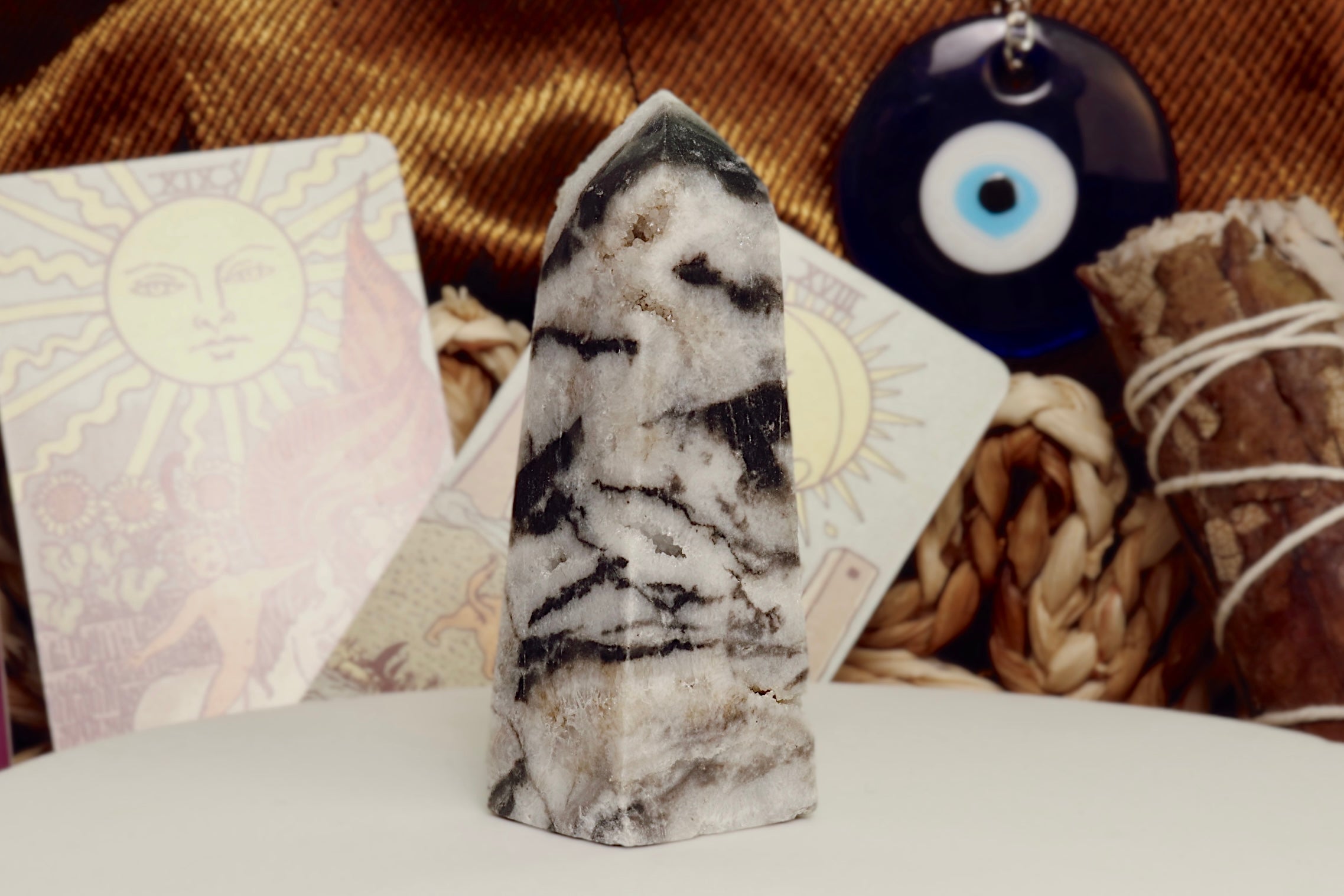 Zebra Agate Tower