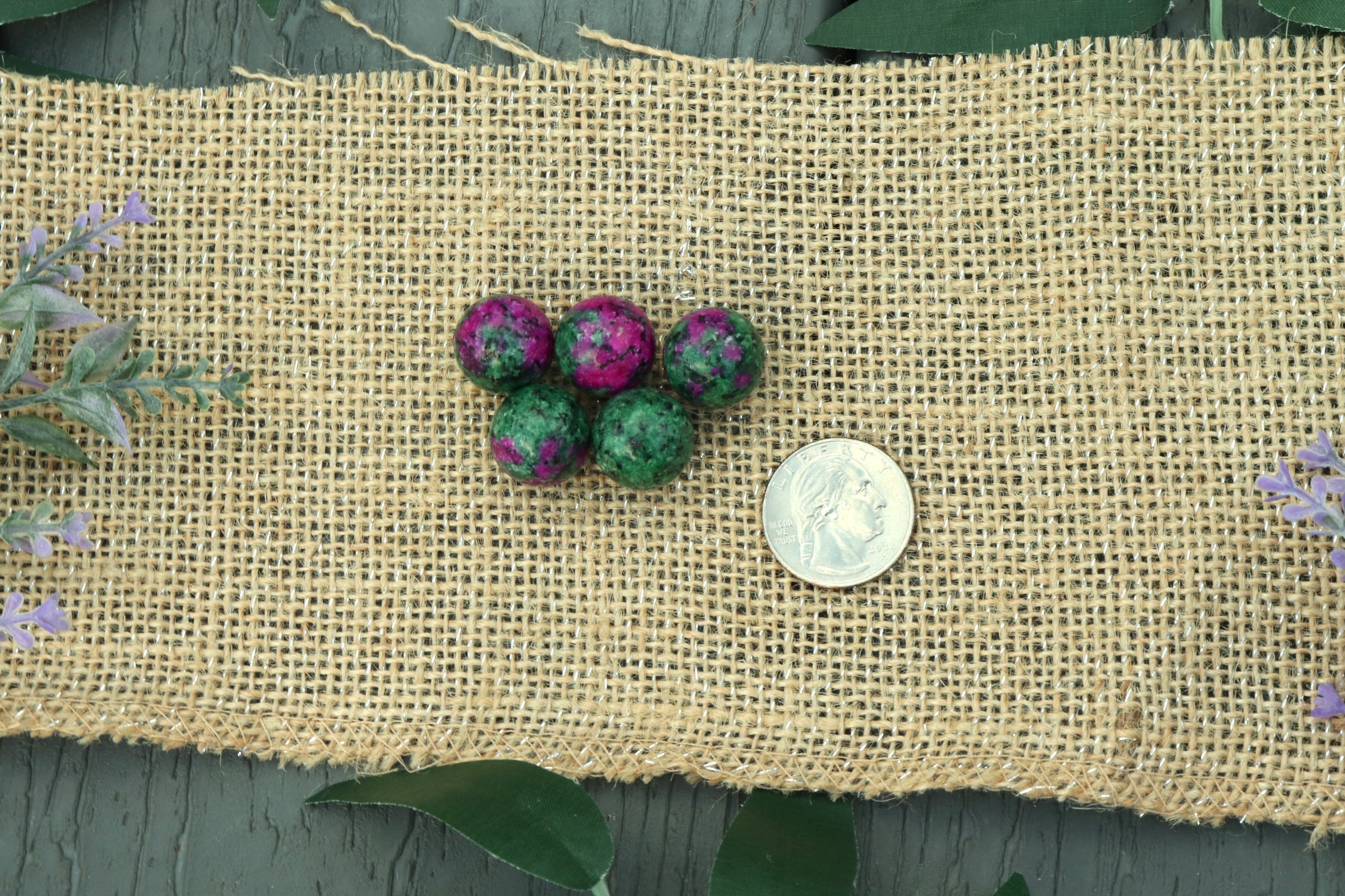 Ruby Zoisite Mini Sphere