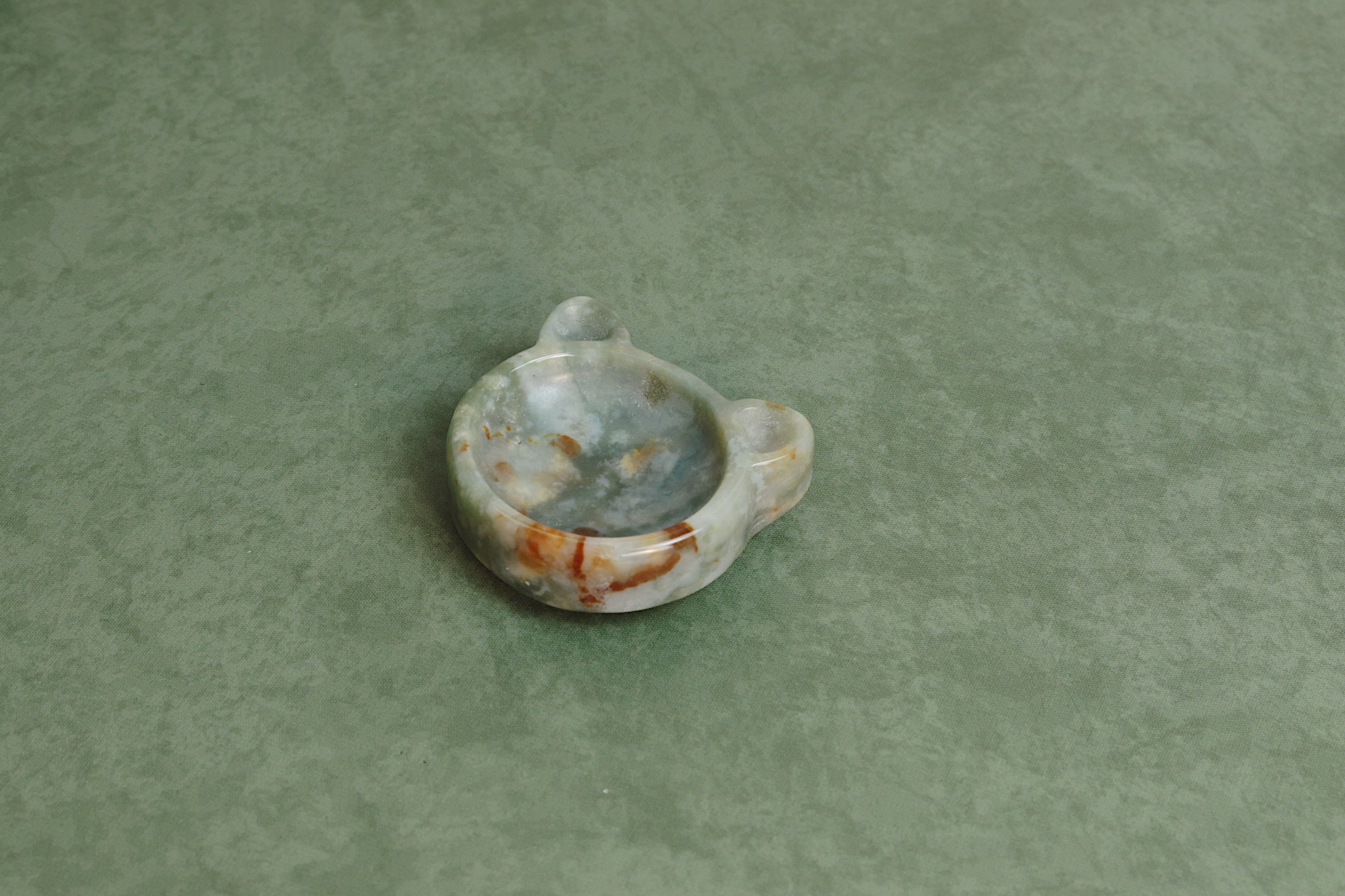 Agate Kitty Bowl