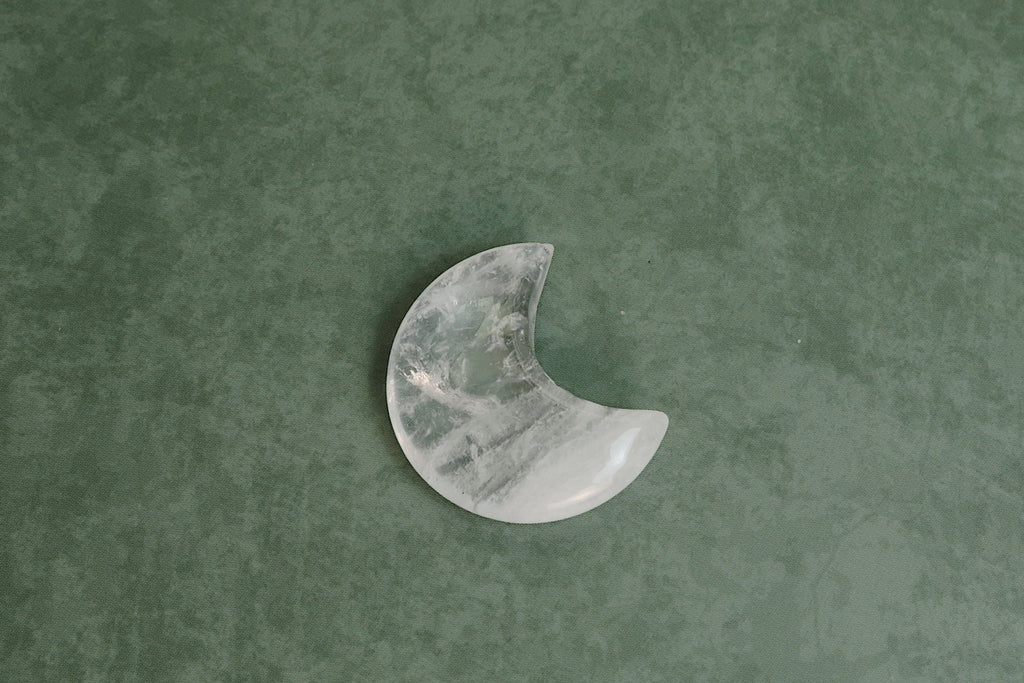 Clear Quartz Moon