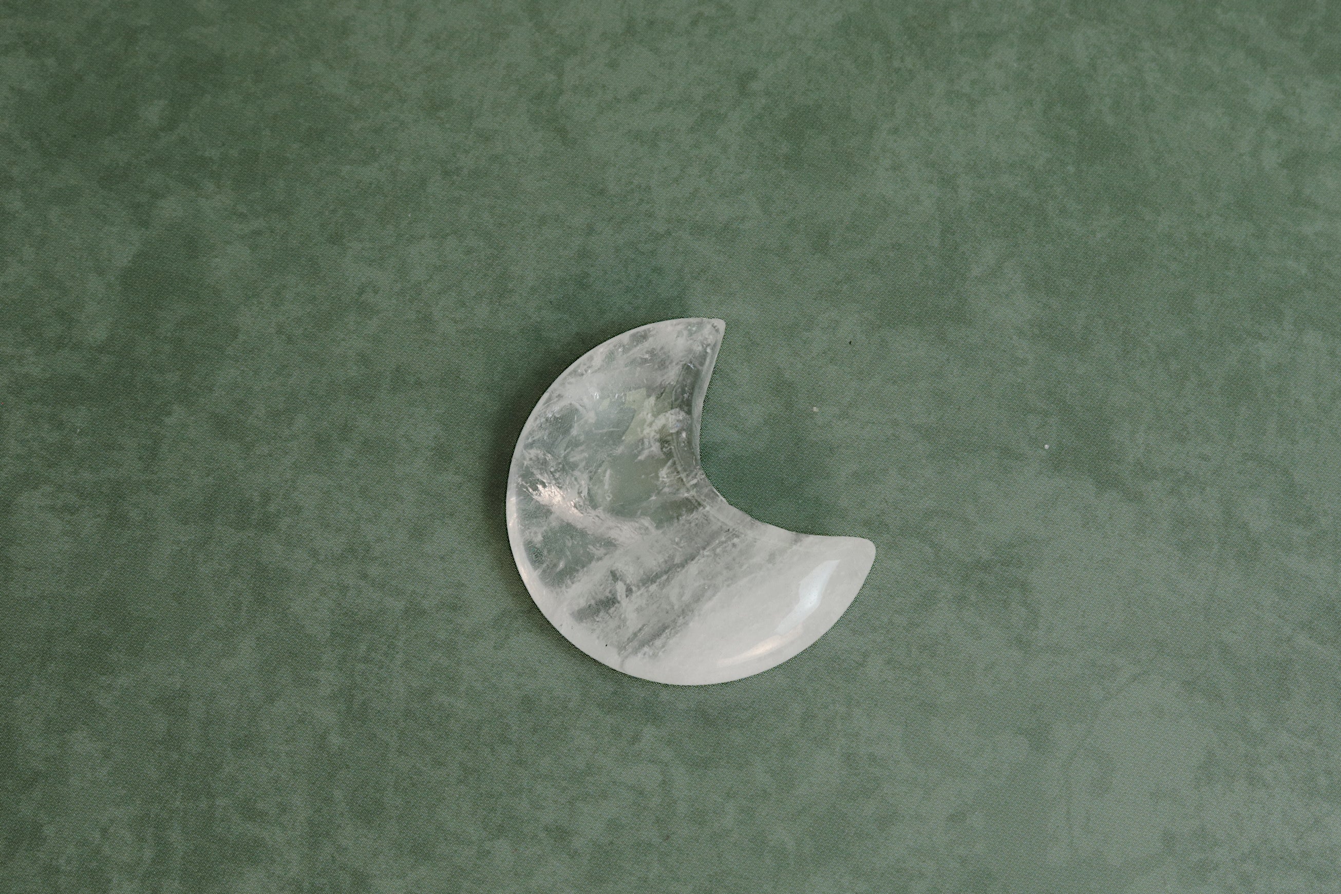 Clear Quartz Moon