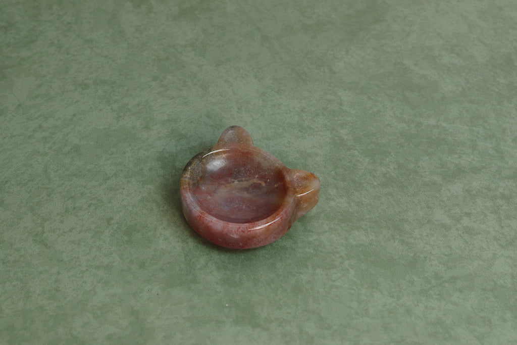 Agate Kitty Bowl
