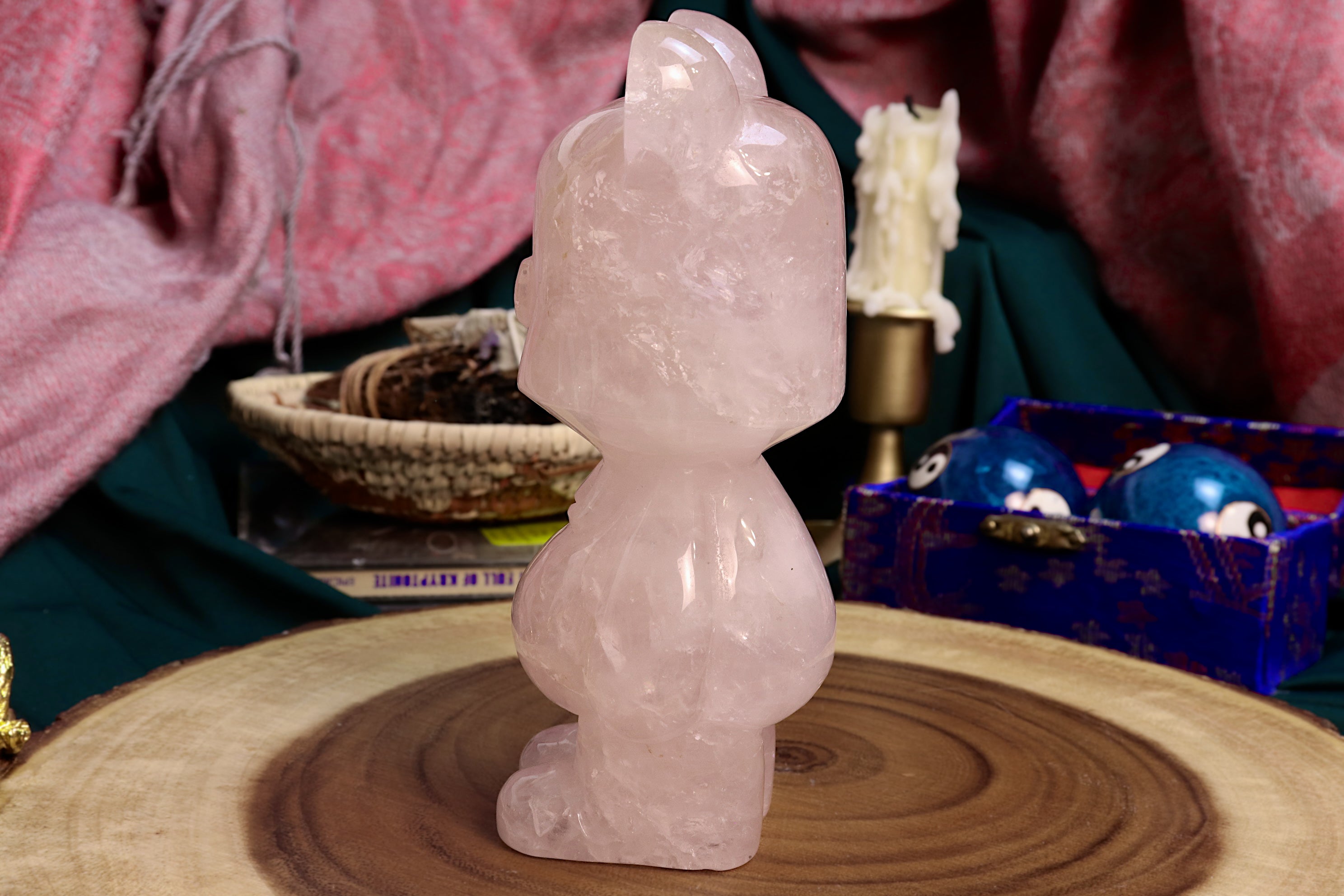Rose Quartz Bear