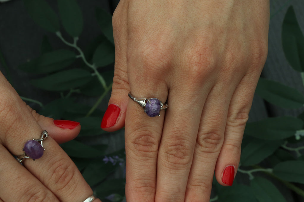 Charoite Ring