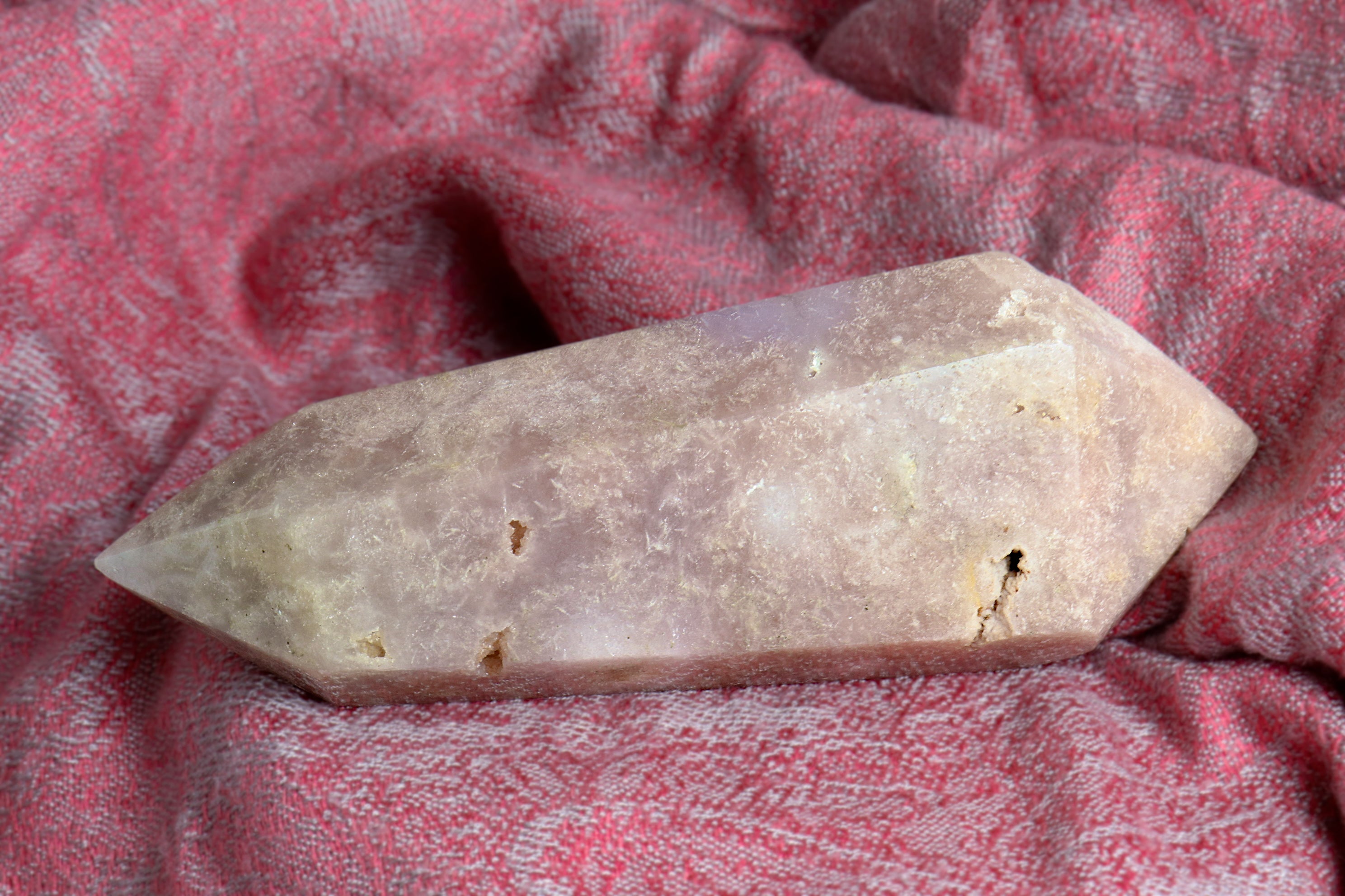 Pink Amethyst Double Terminated