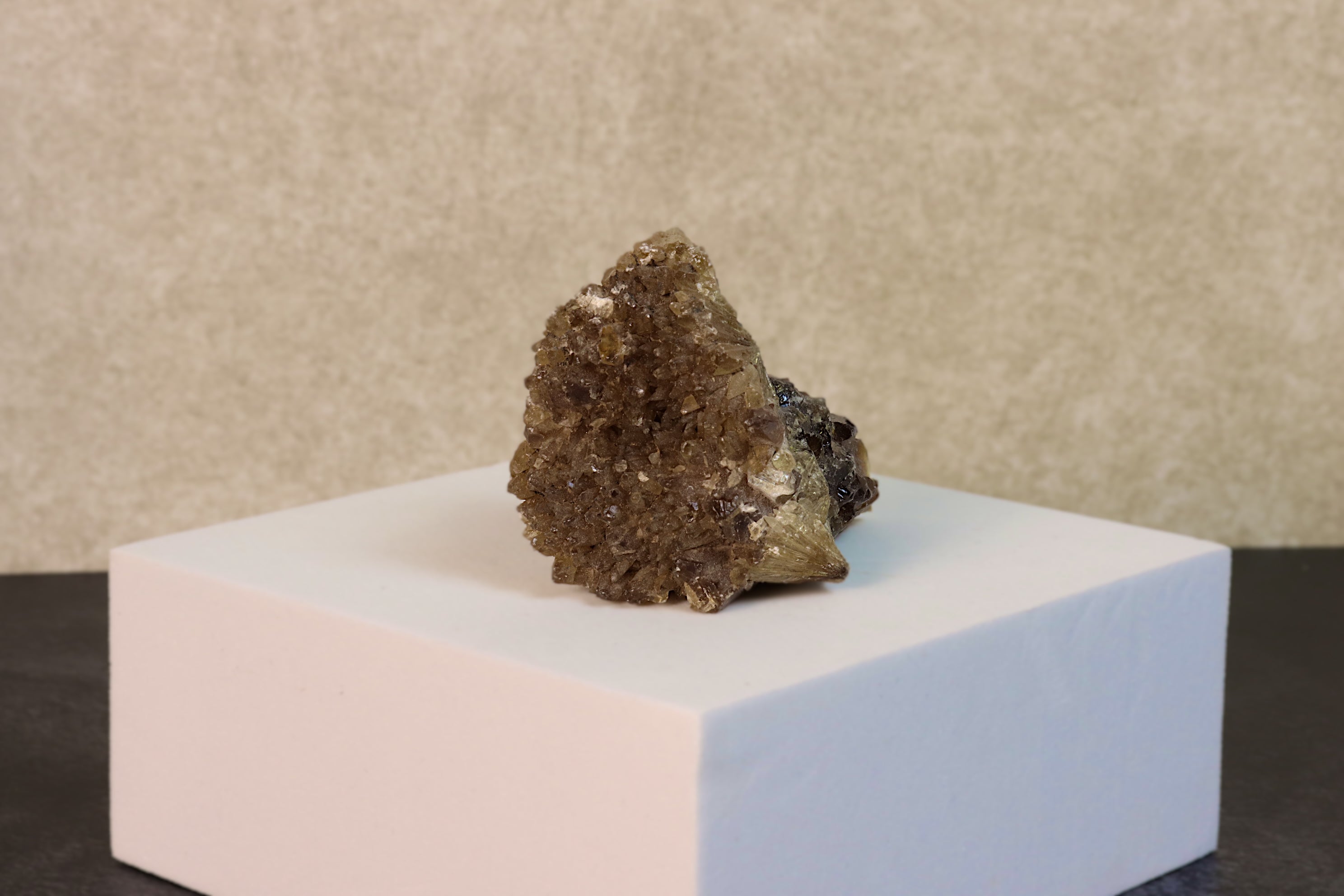 Amber Calcite Specimen