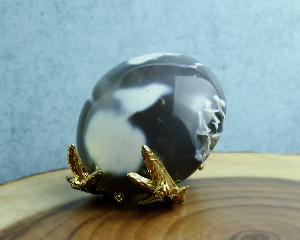 Orca Agate Palm stone