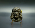 Obsidian Gold Sheen Jesus Piece